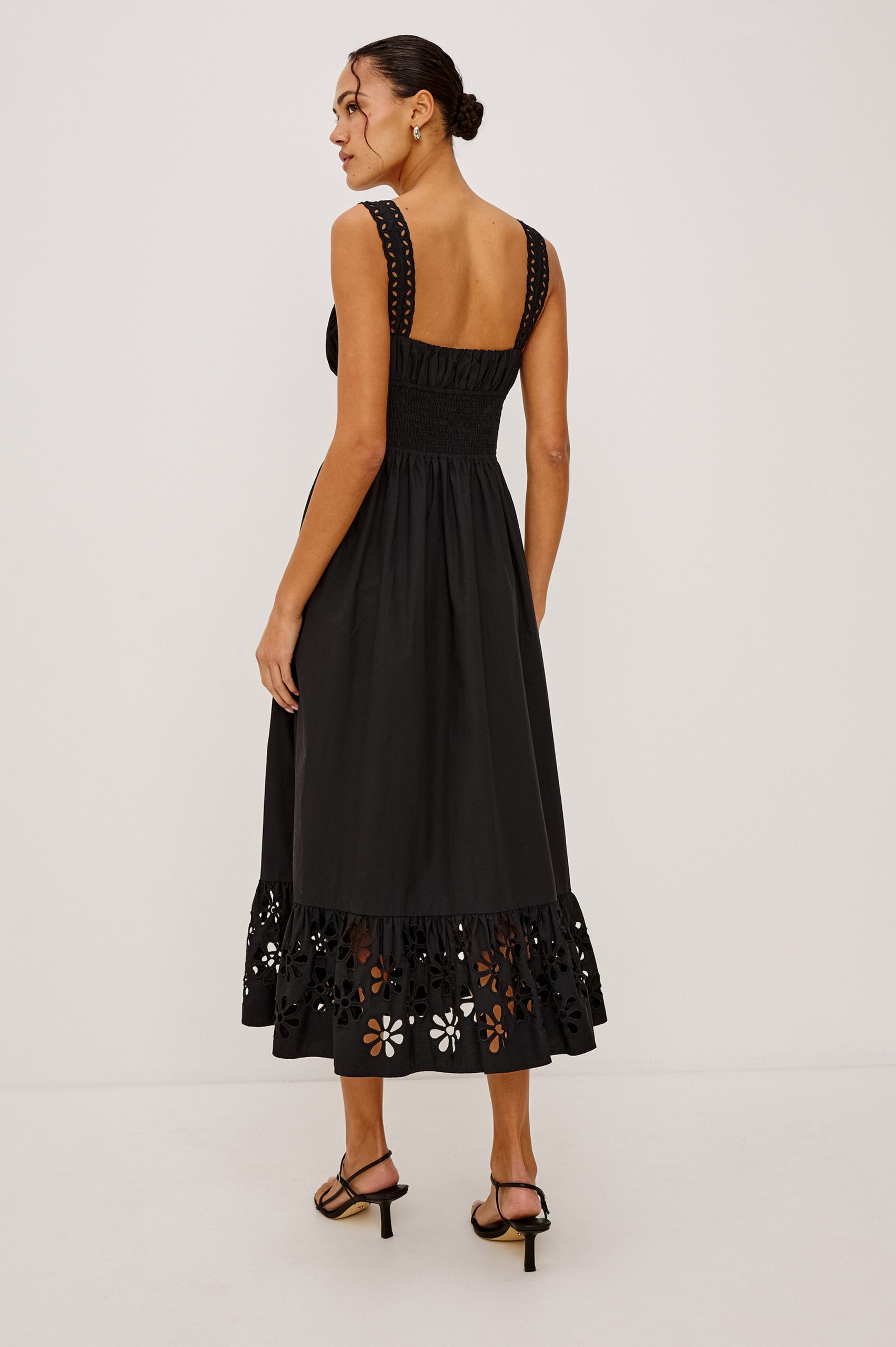 MOIRA DRESS - BLACK - Image 5