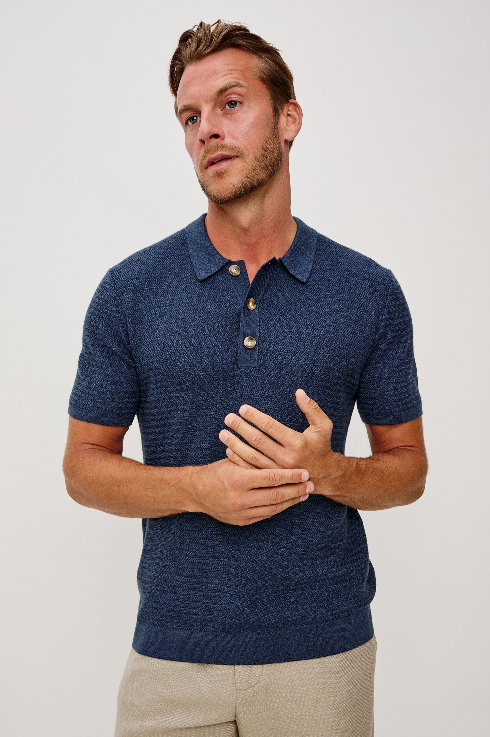 NATHAN POLO SHIRT - HARBOUR