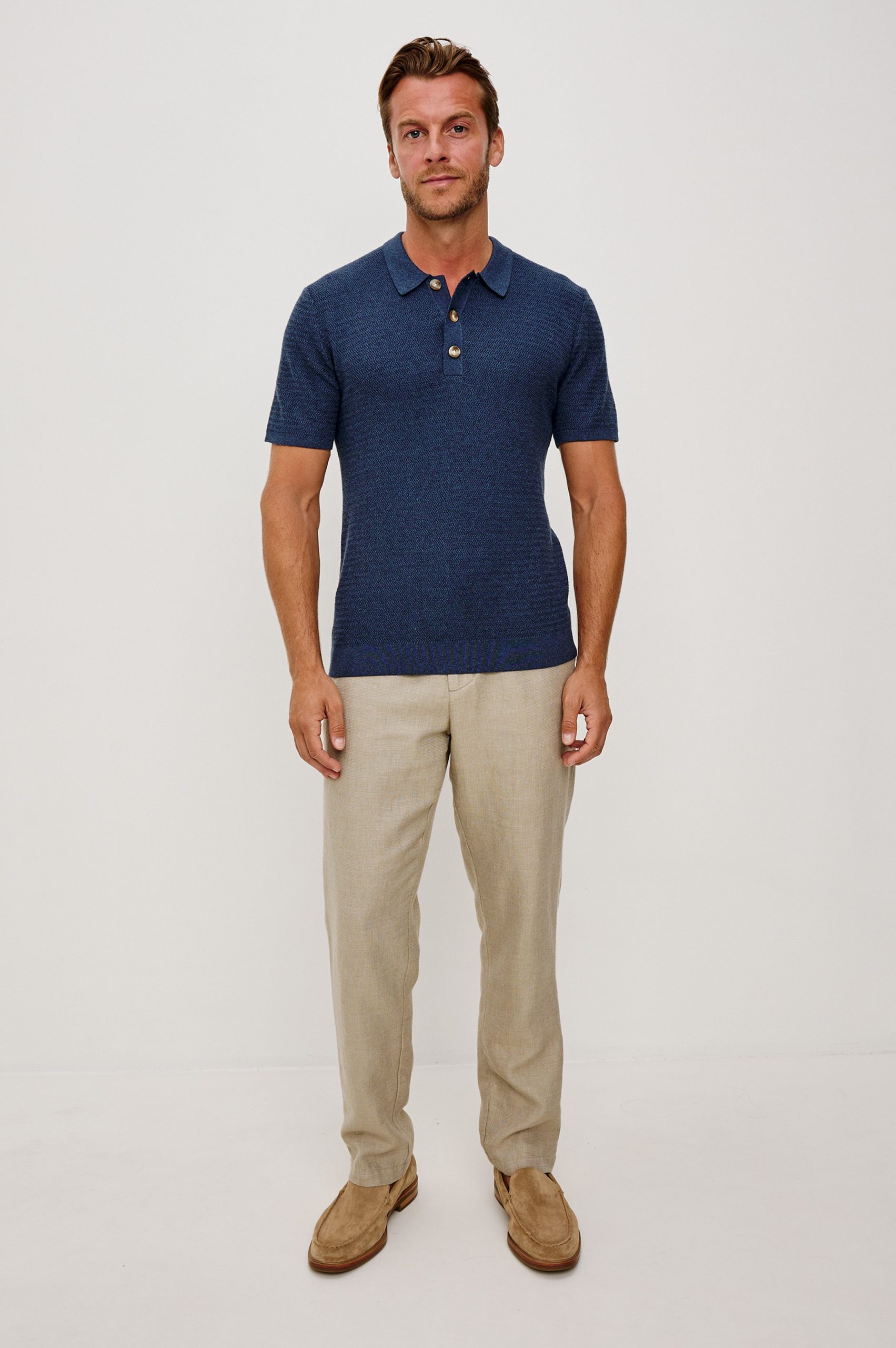 NATHAN POLO SHIRT - HARBOUR - Image 3