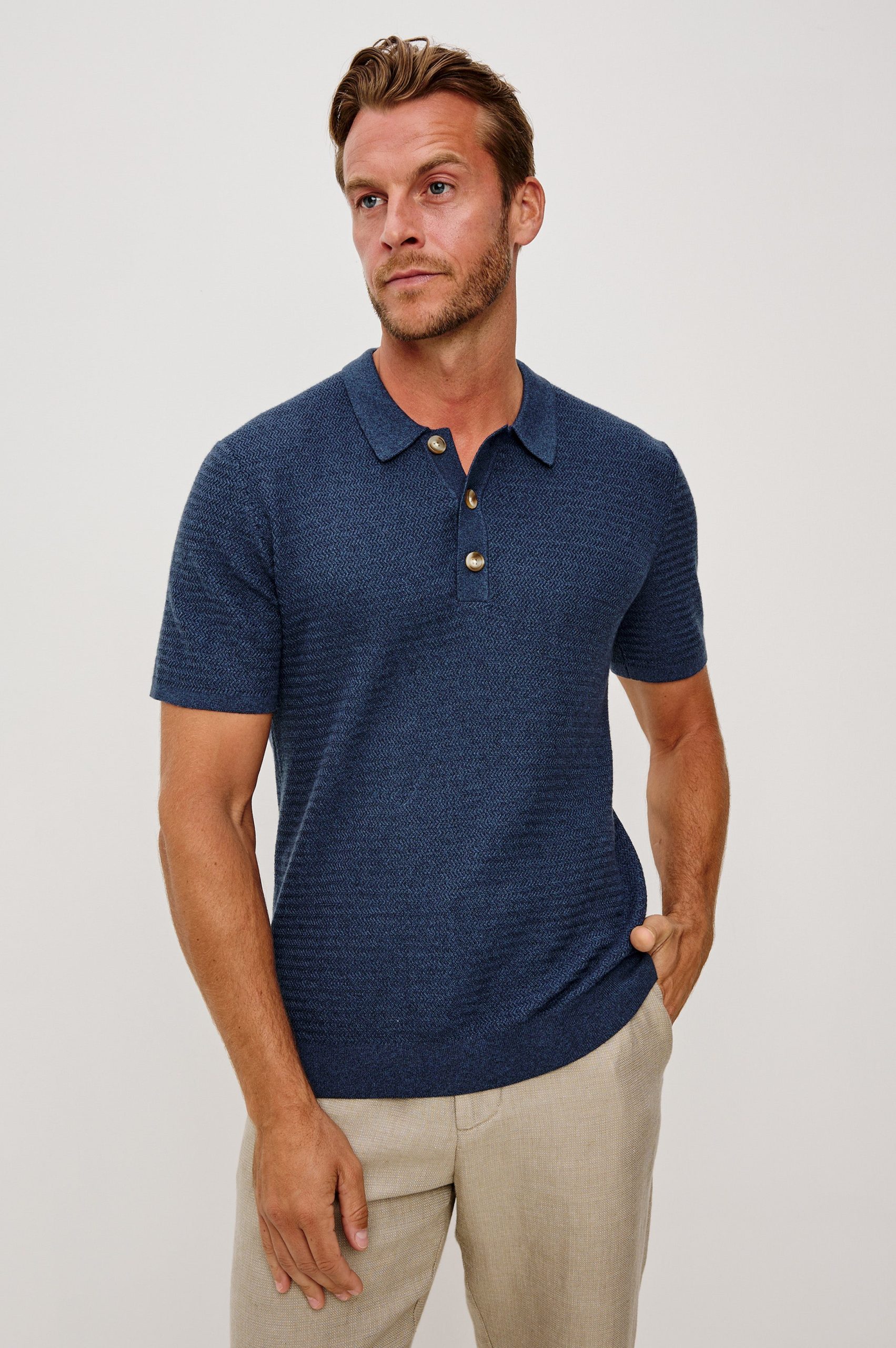 NATHAN POLO SHIRT - HARBOUR - Image 4