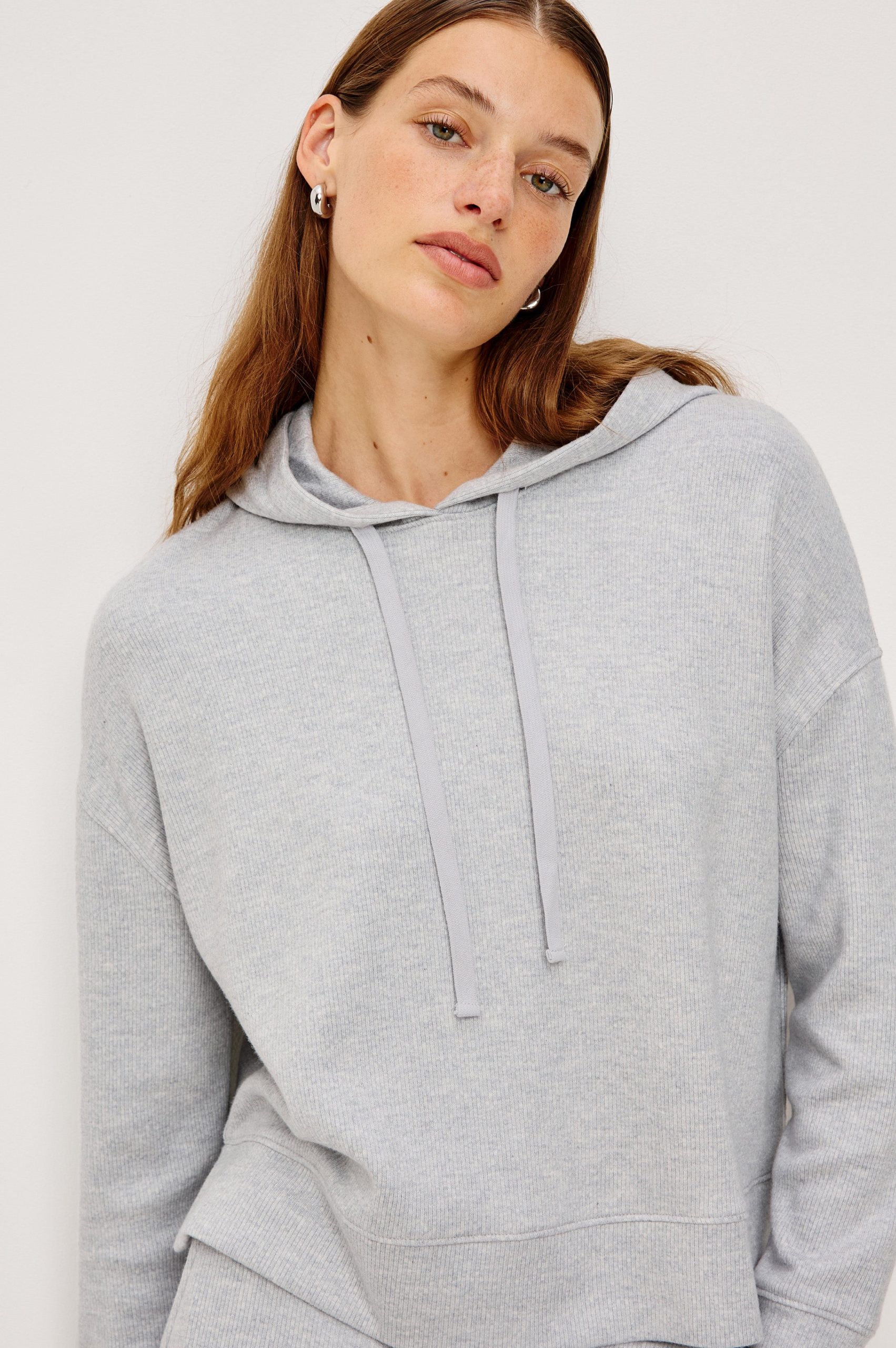 NICO SWEATSHIRT - HEATHER GREY BRUSHED - Image 2