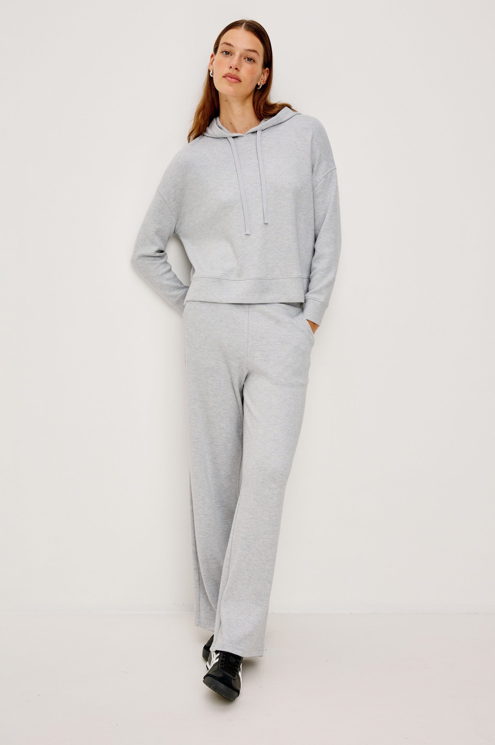 NICO SWEATSHIRT - HEATHER GREY BRUSHED - Image 4