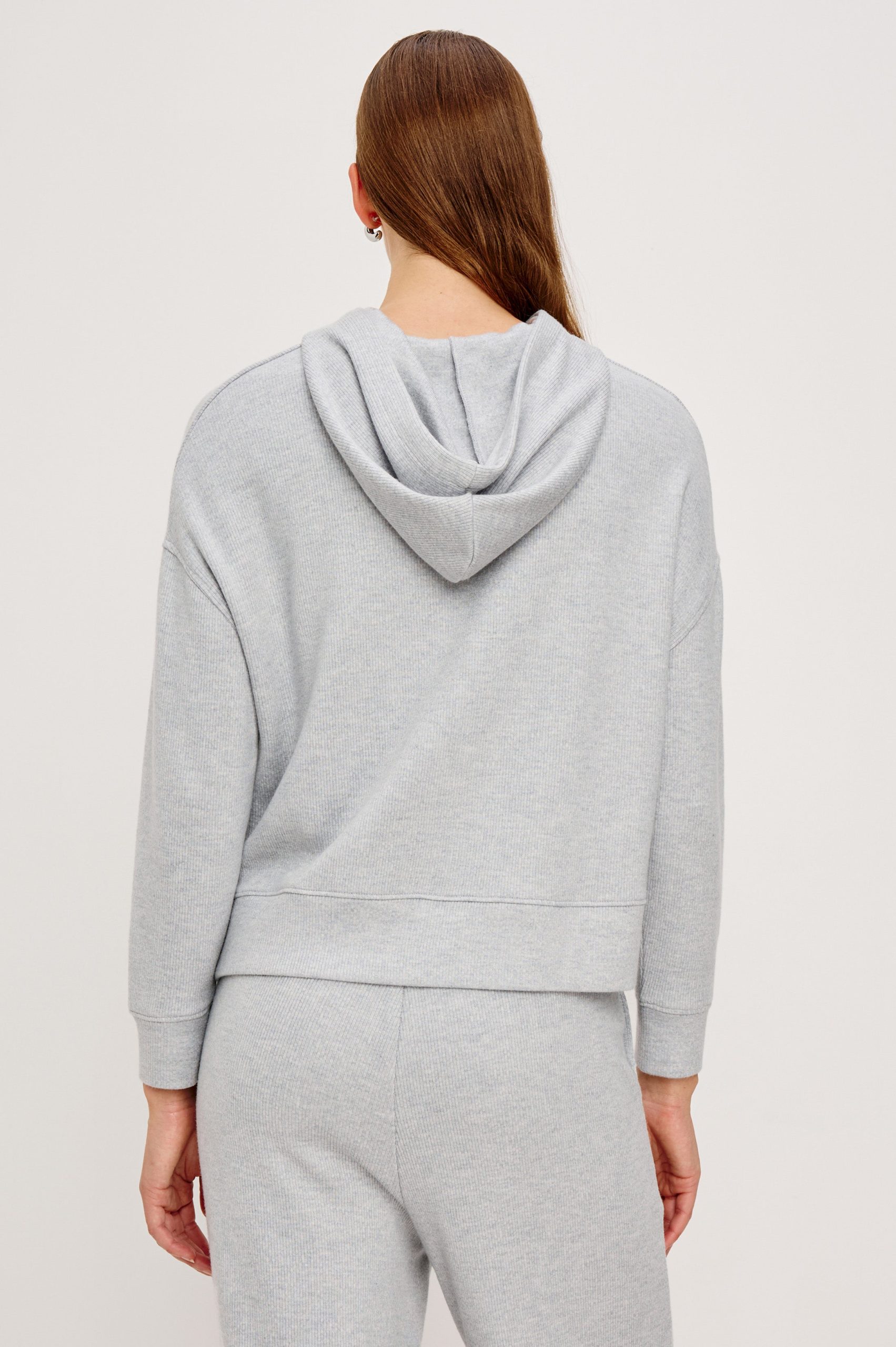 NICO SWEATSHIRT - HEATHER GREY BRUSHED - Image 5