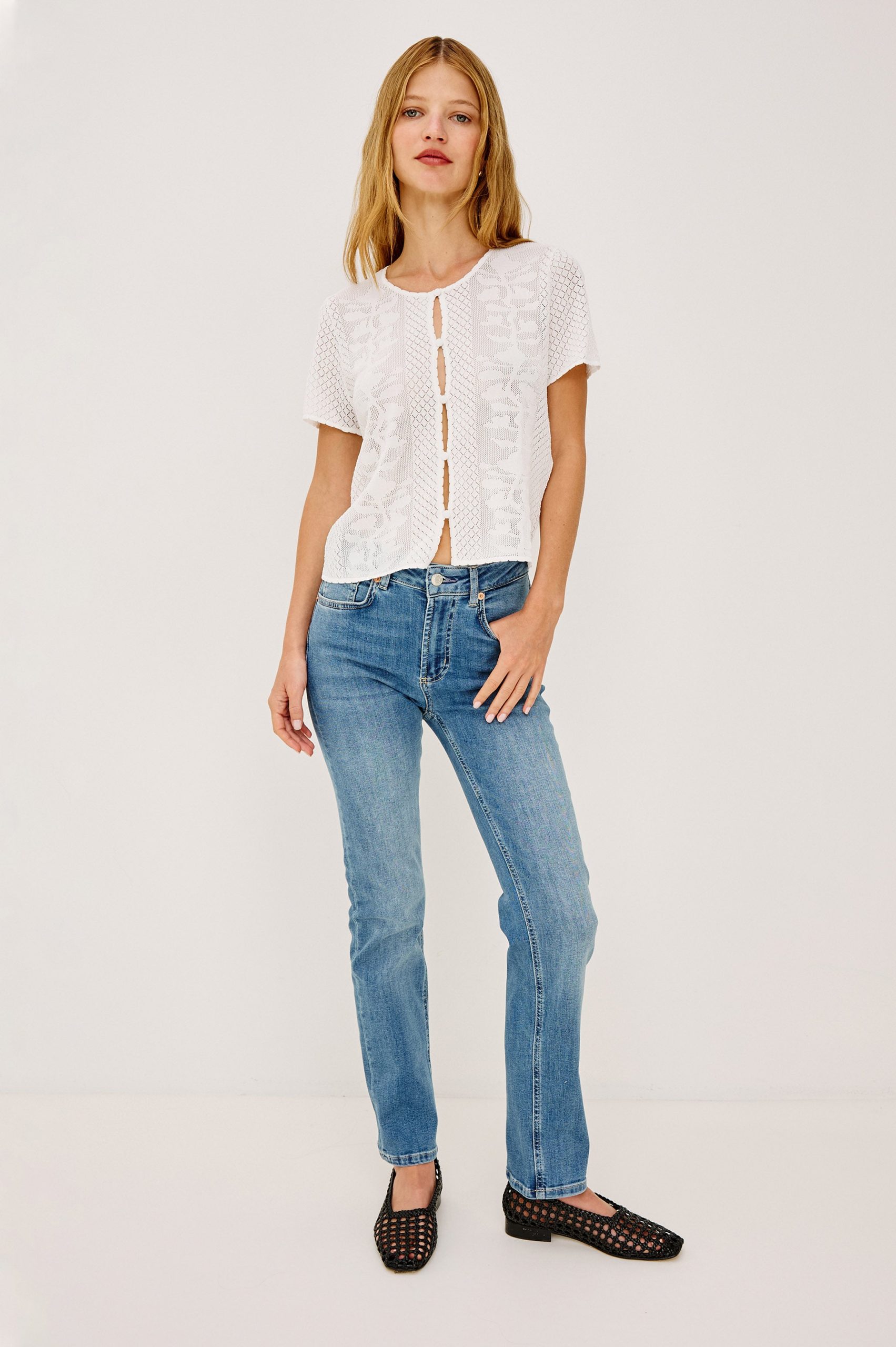 NINA TOP - IVORY