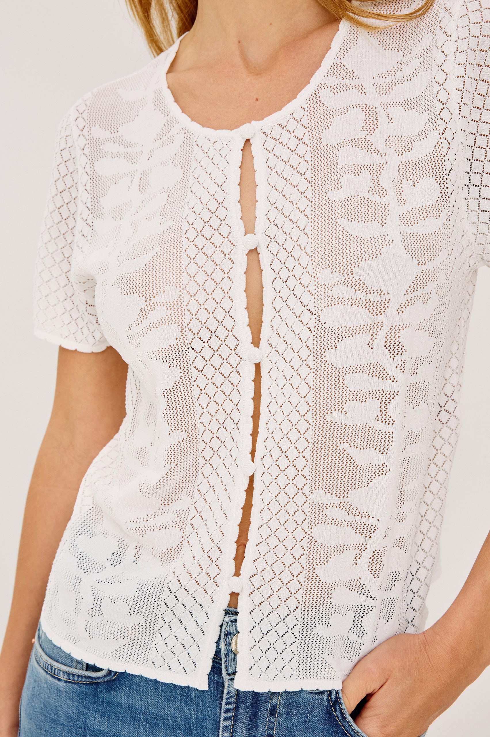 NINA TOP - IVORY - Image 2