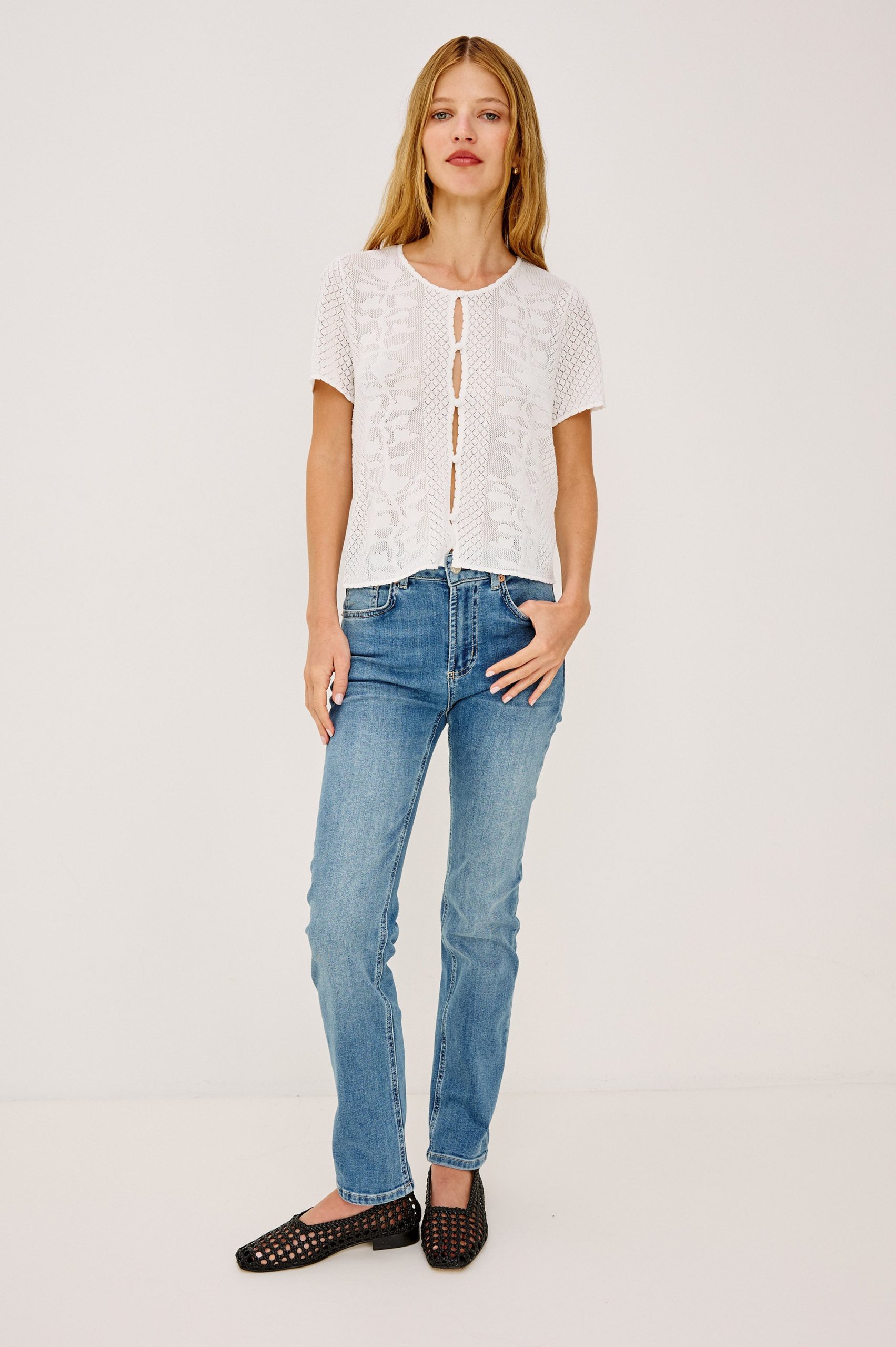 NINA TOP - IVORY - Image 3