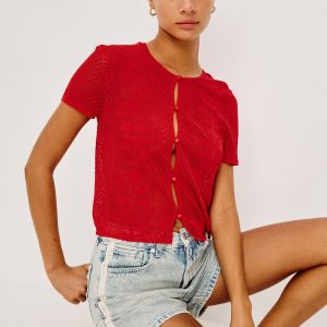 NINA TOP - TOMATO