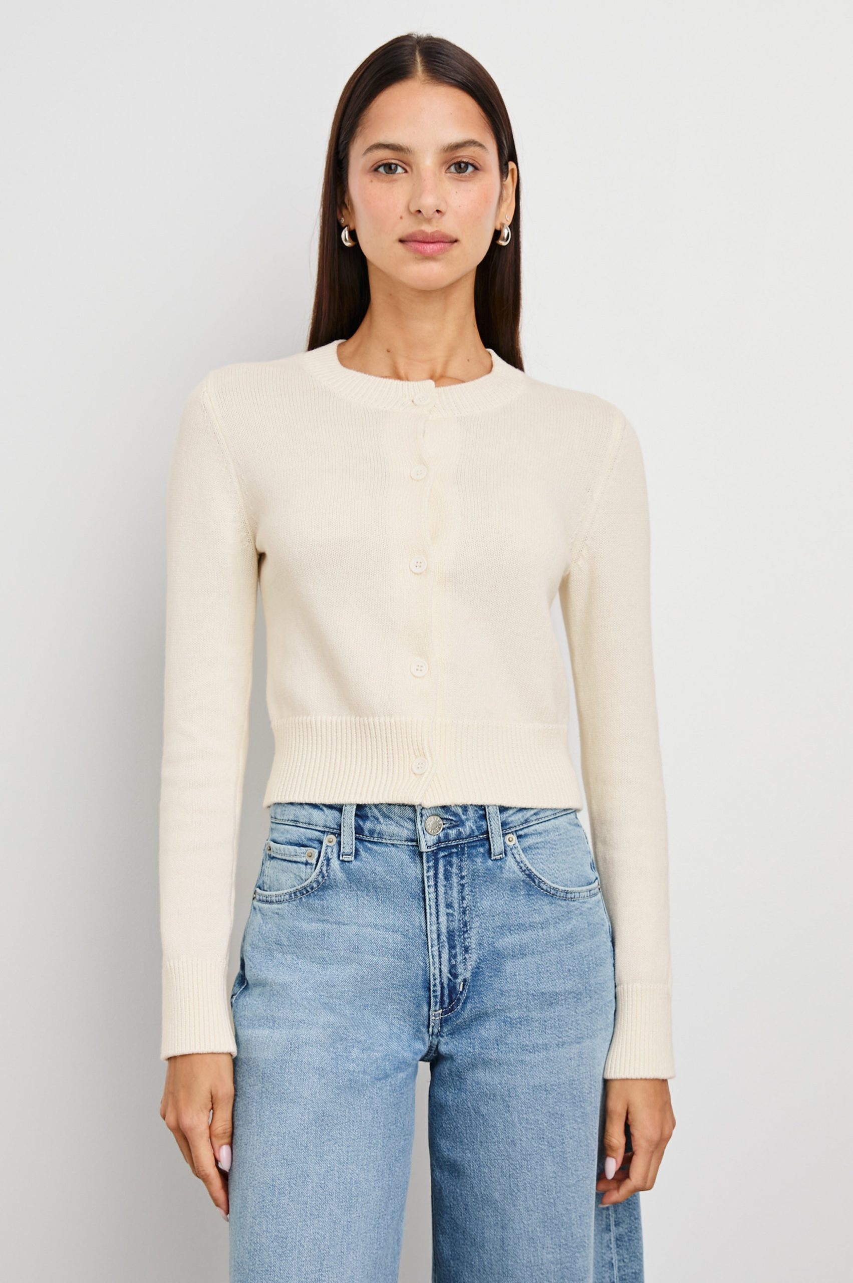 NORAH CARDIGAN - IVORY - Image 4