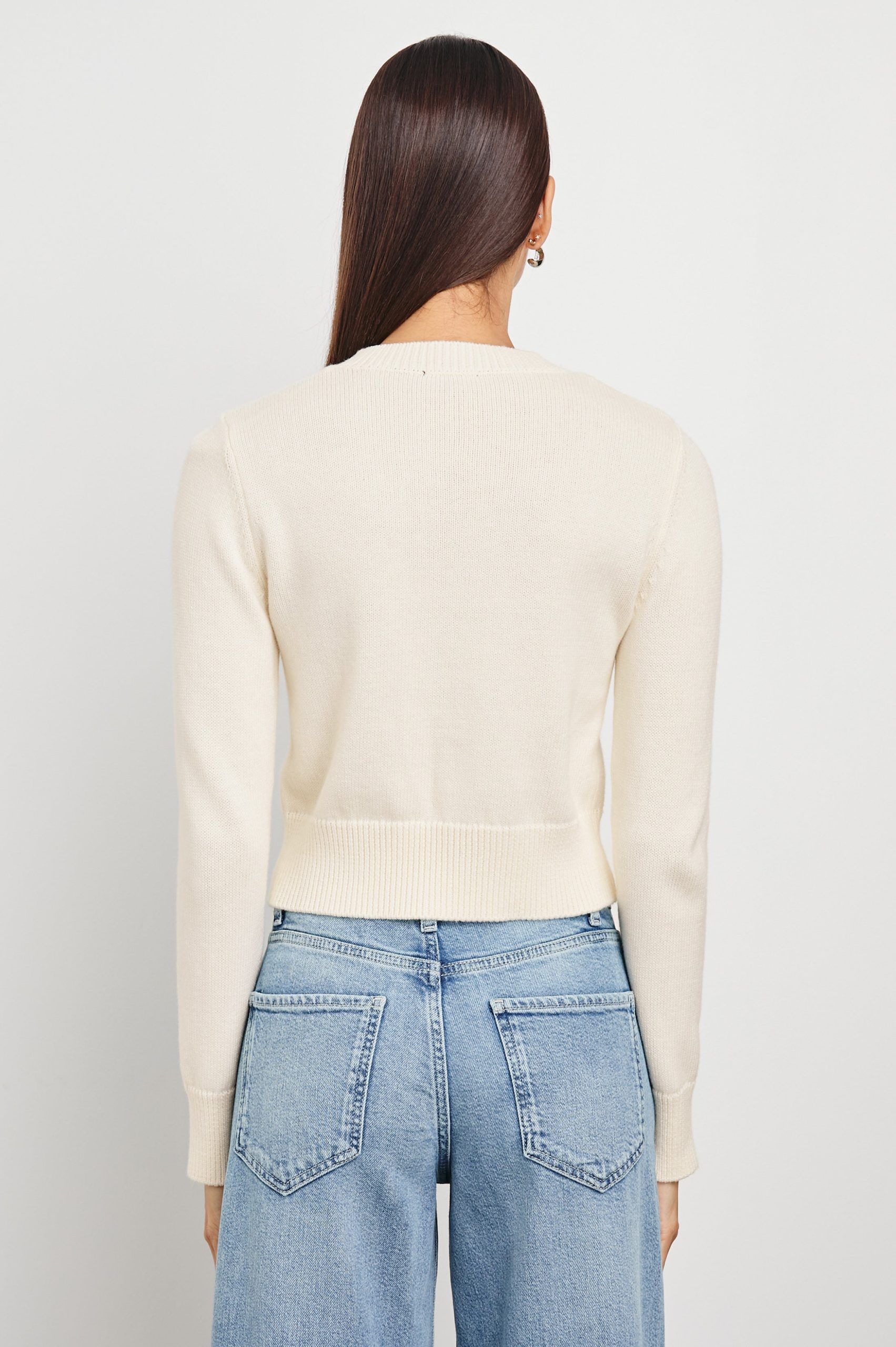 NORAH CARDIGAN - IVORY - Image 5