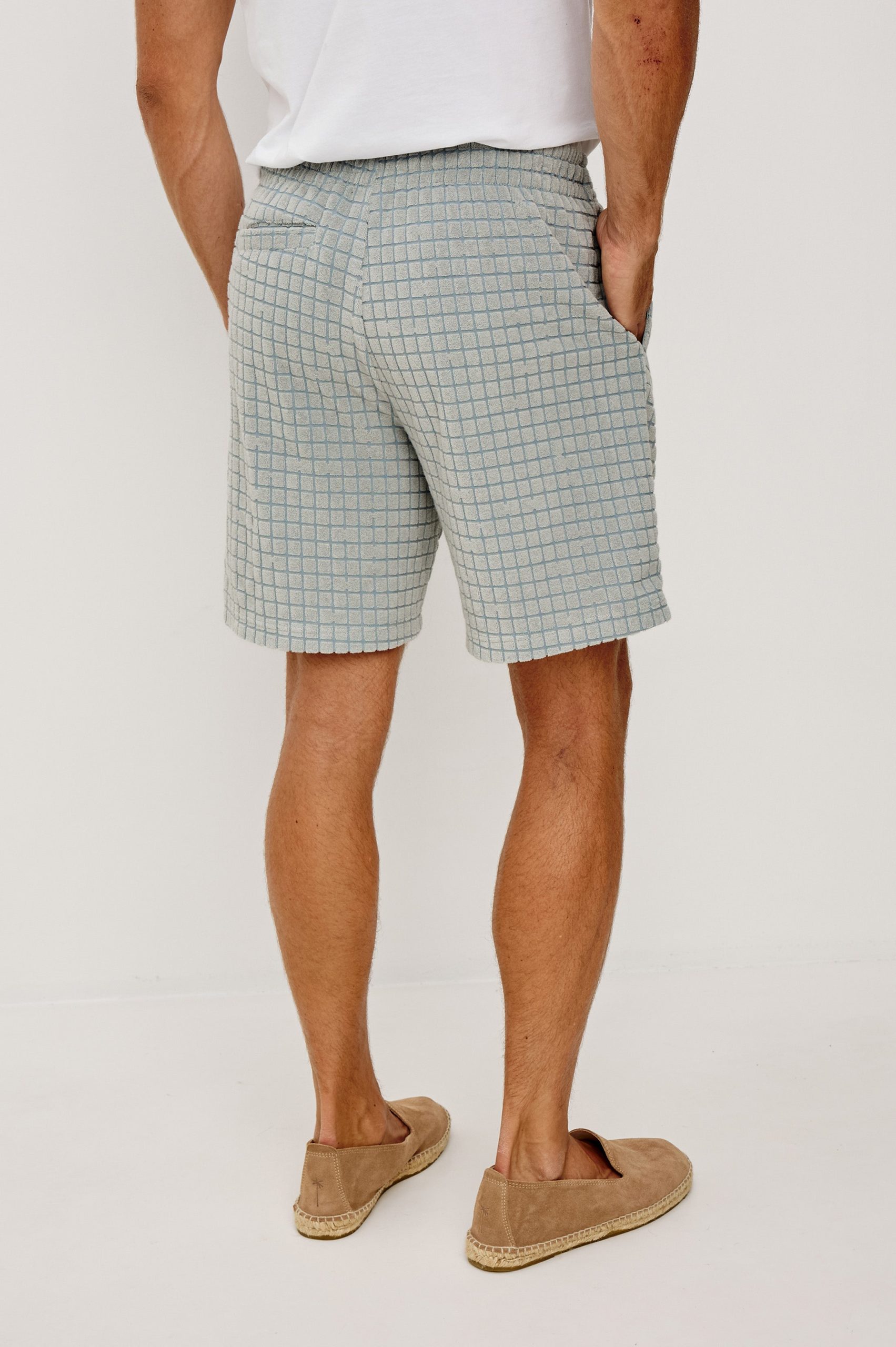 NOVA SHORT - SILVERLINE BLUE GRID - Image 5