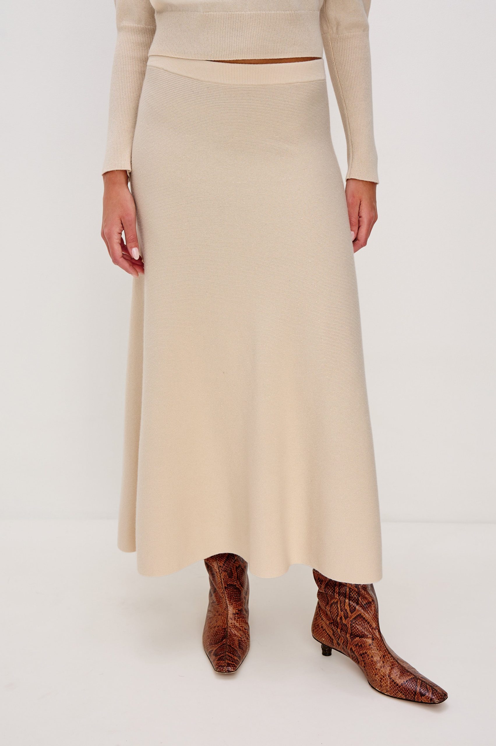 ODITA SKIRT - IVORY - Image 3