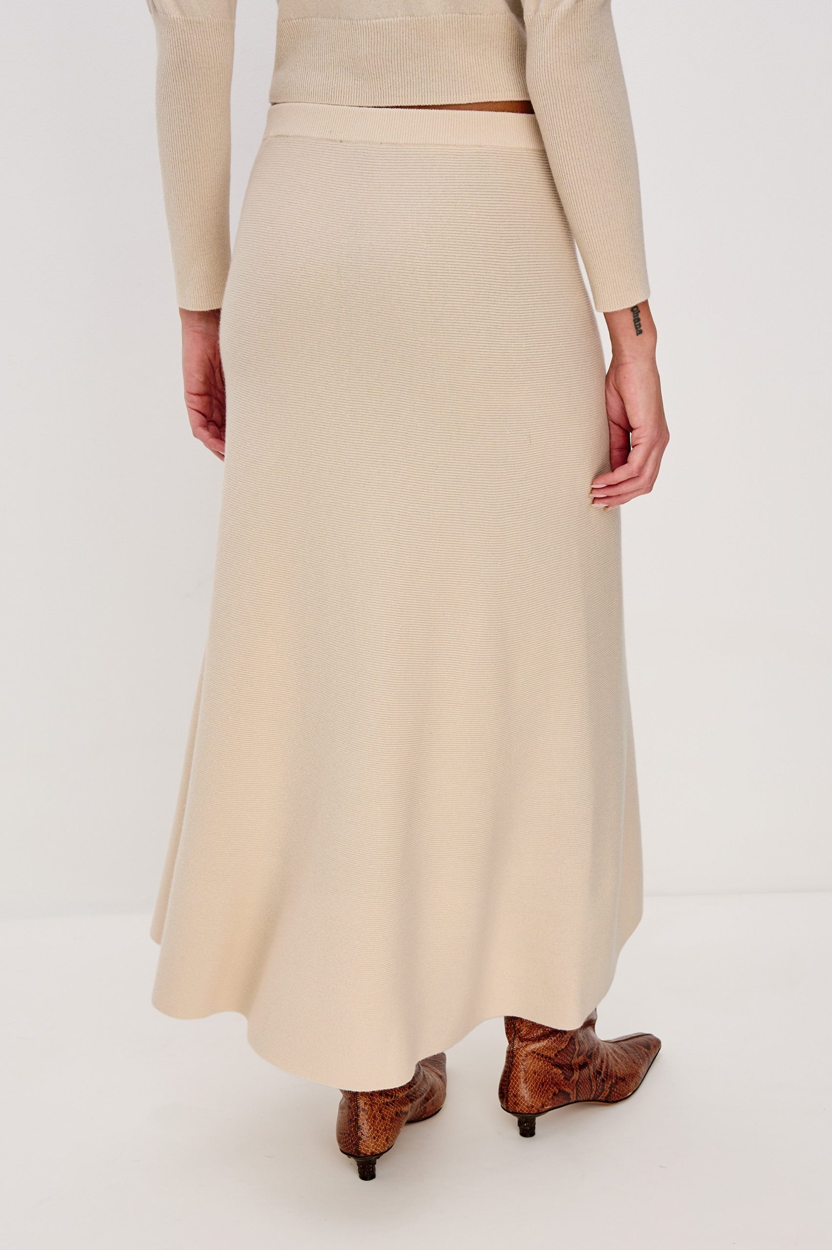 ODITA SKIRT - IVORY - Image 5