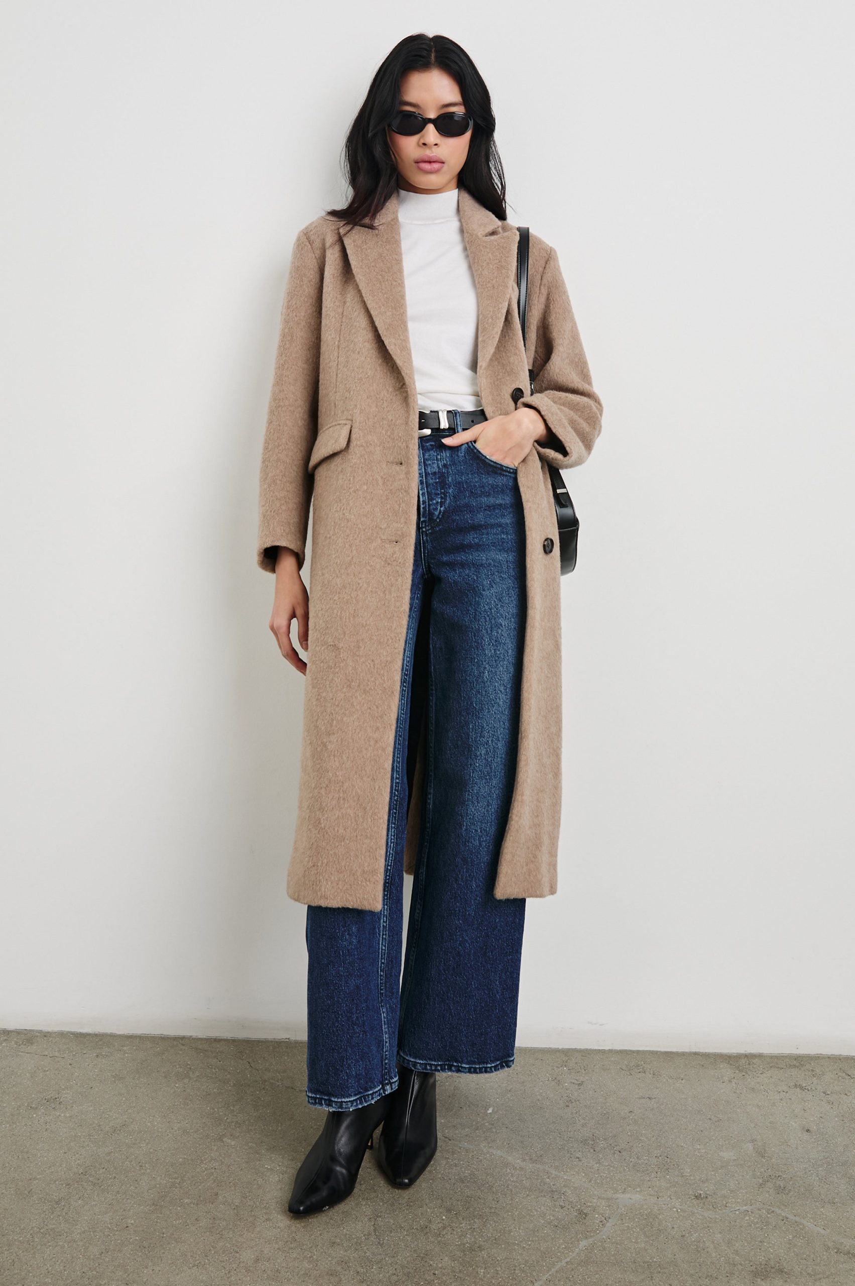 OPERA COAT - HEATHER LATTE