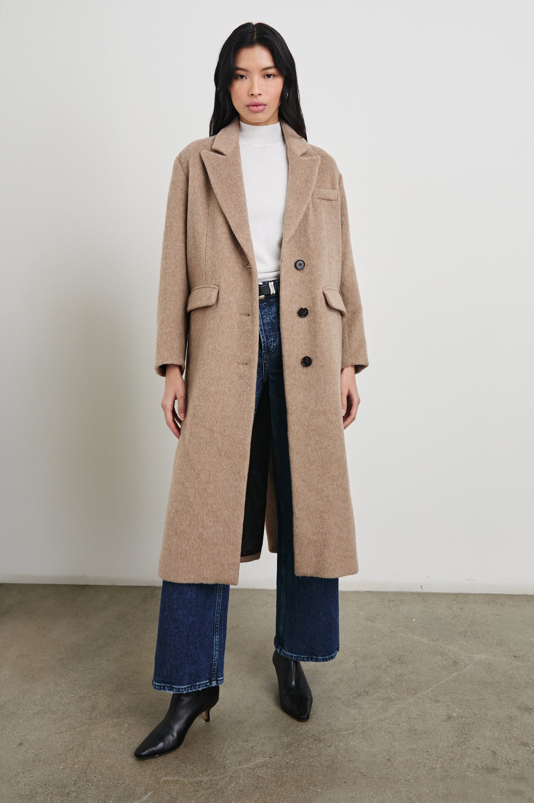 OPERA COAT - HEATHER LATTE - Image 3