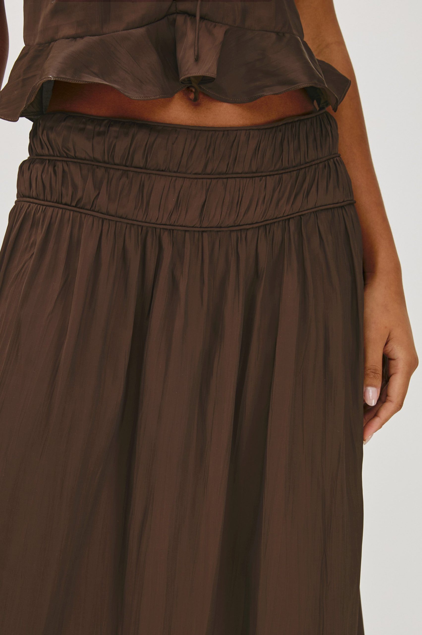 NARA SKIRT - ESPRESSO - Image 2