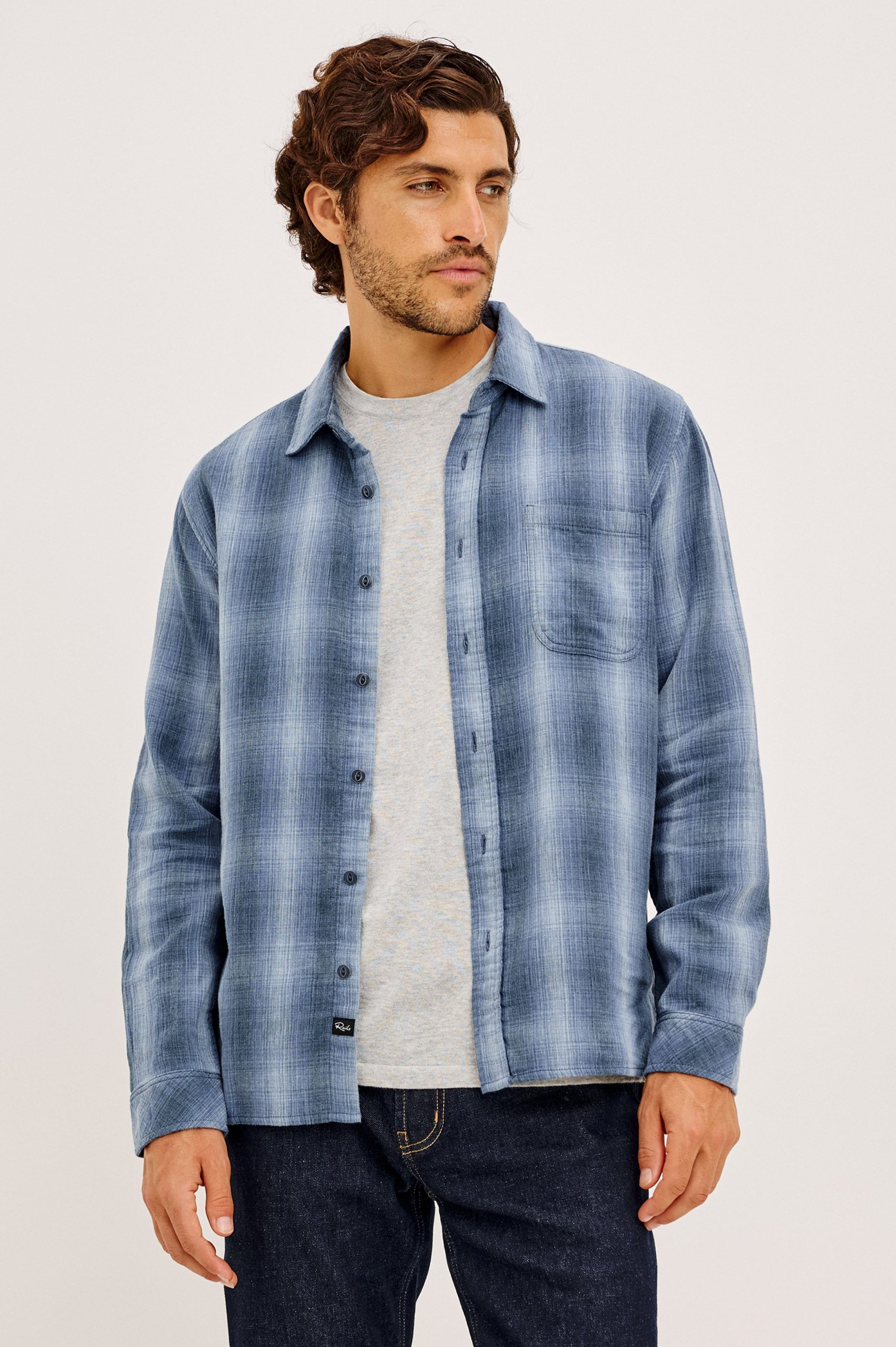 OWENS SHIRT - BLUE MIST SHADOW