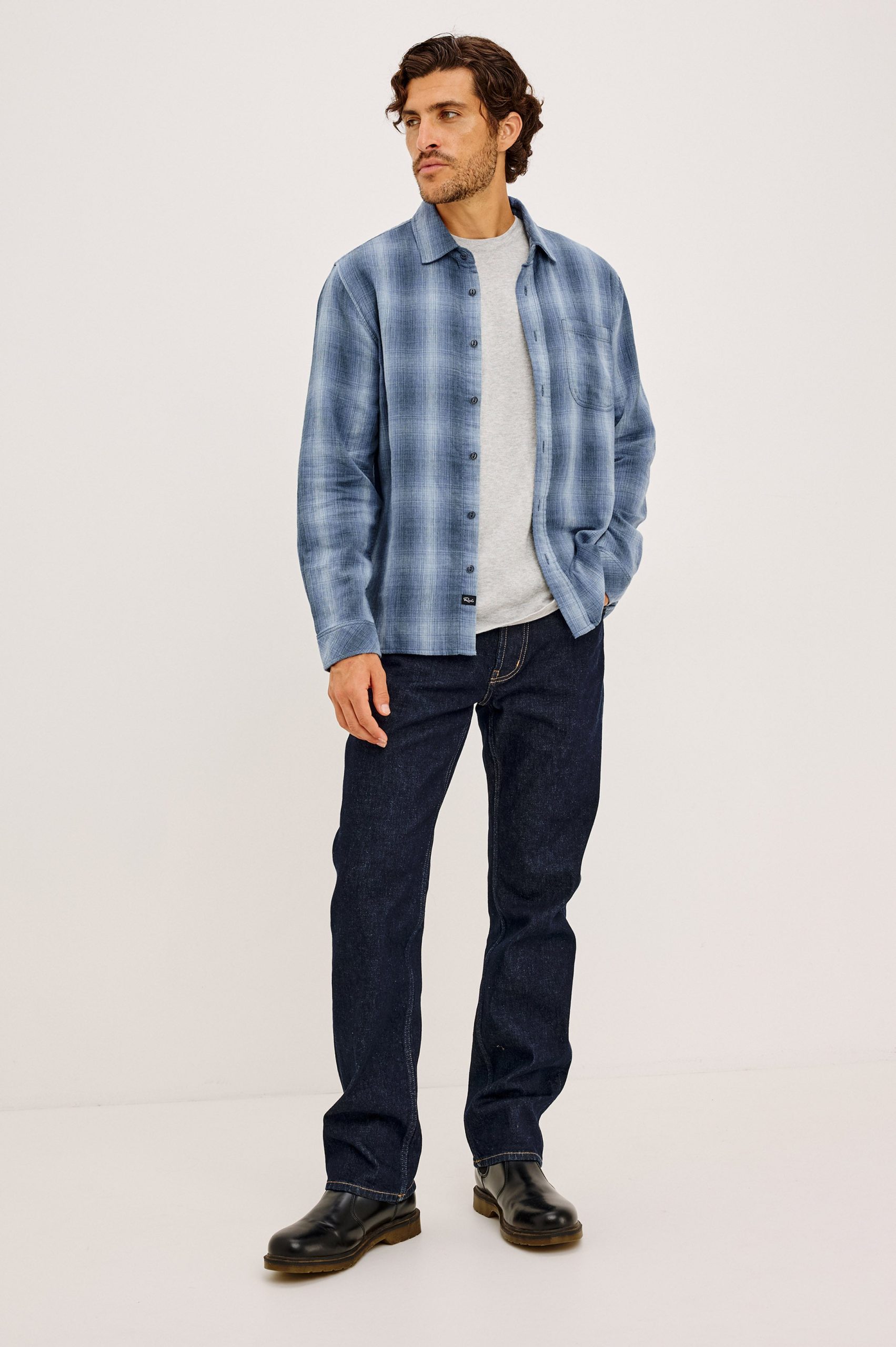 OWENS SHIRT - BLUE MIST SHADOW - Image 4