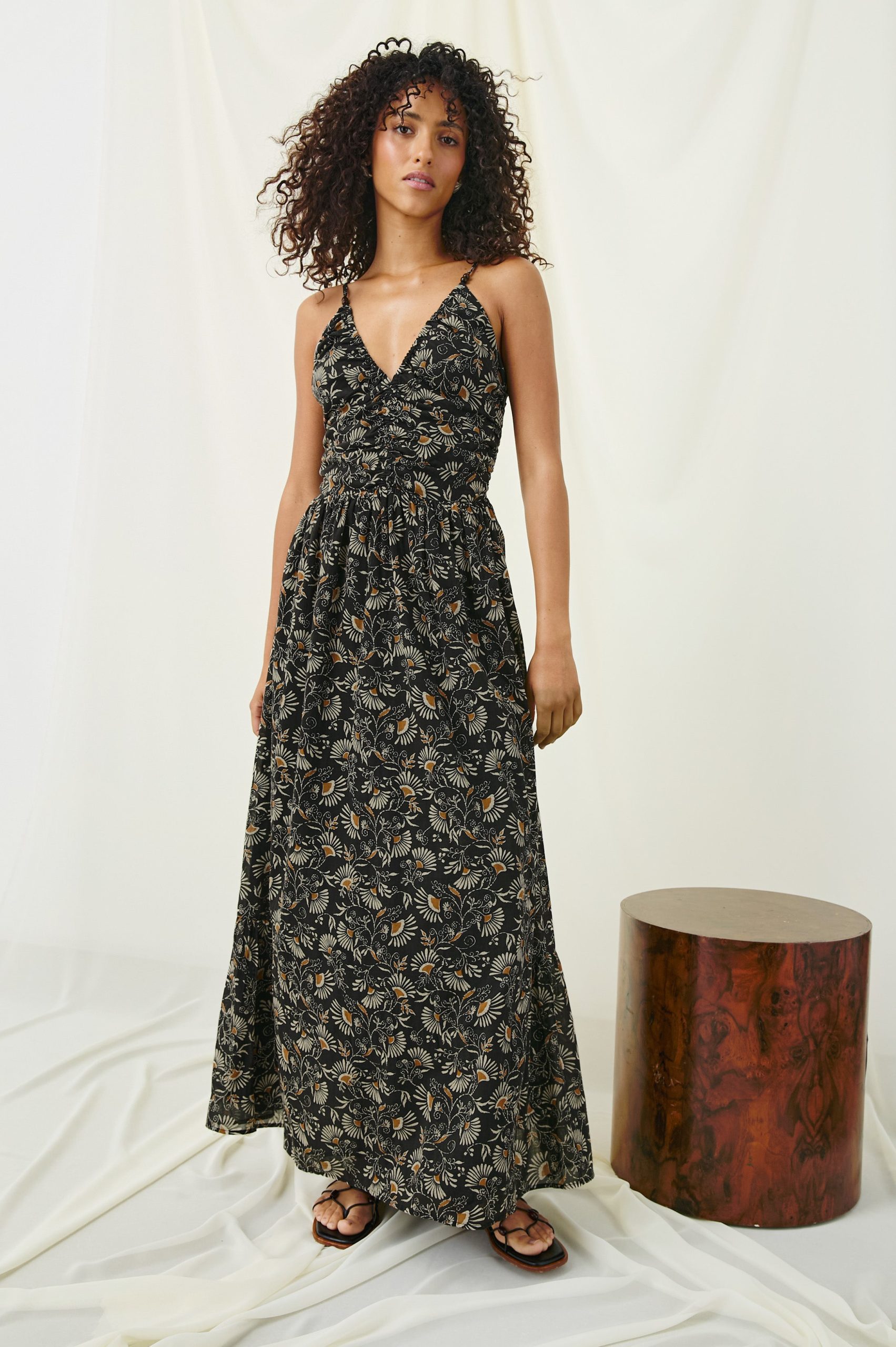 PALM DRESS - CASSIA