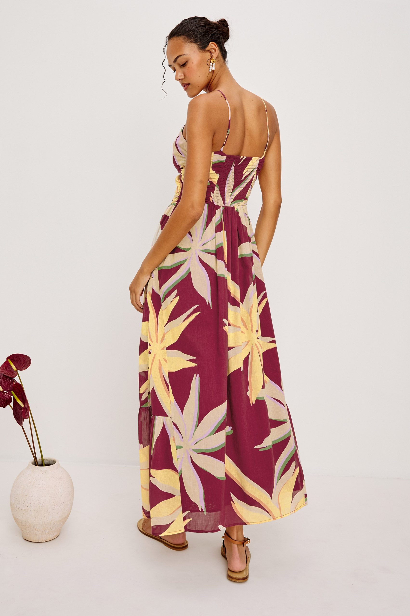 PALM DRESS - RED PALMA - Image 5