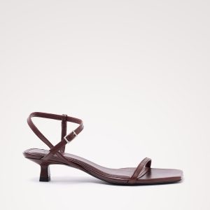 PALMA HEEL - BURGUNDY