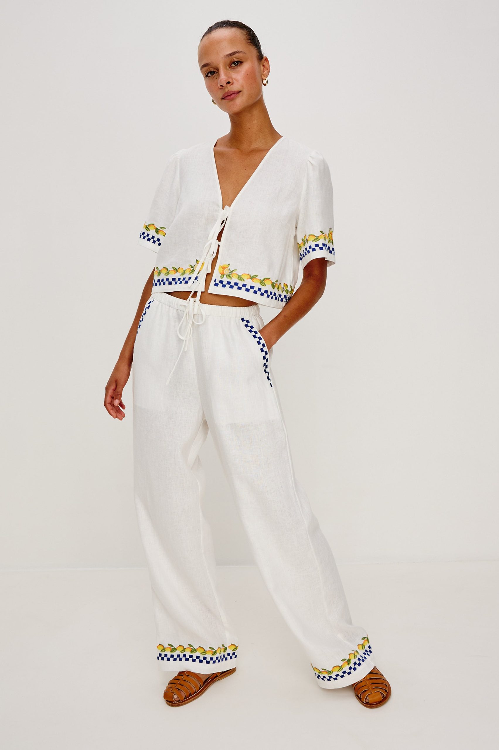 RAILS X GIADZY ROSITA PANT - SORRENTO EMBROIDERY - Image 2