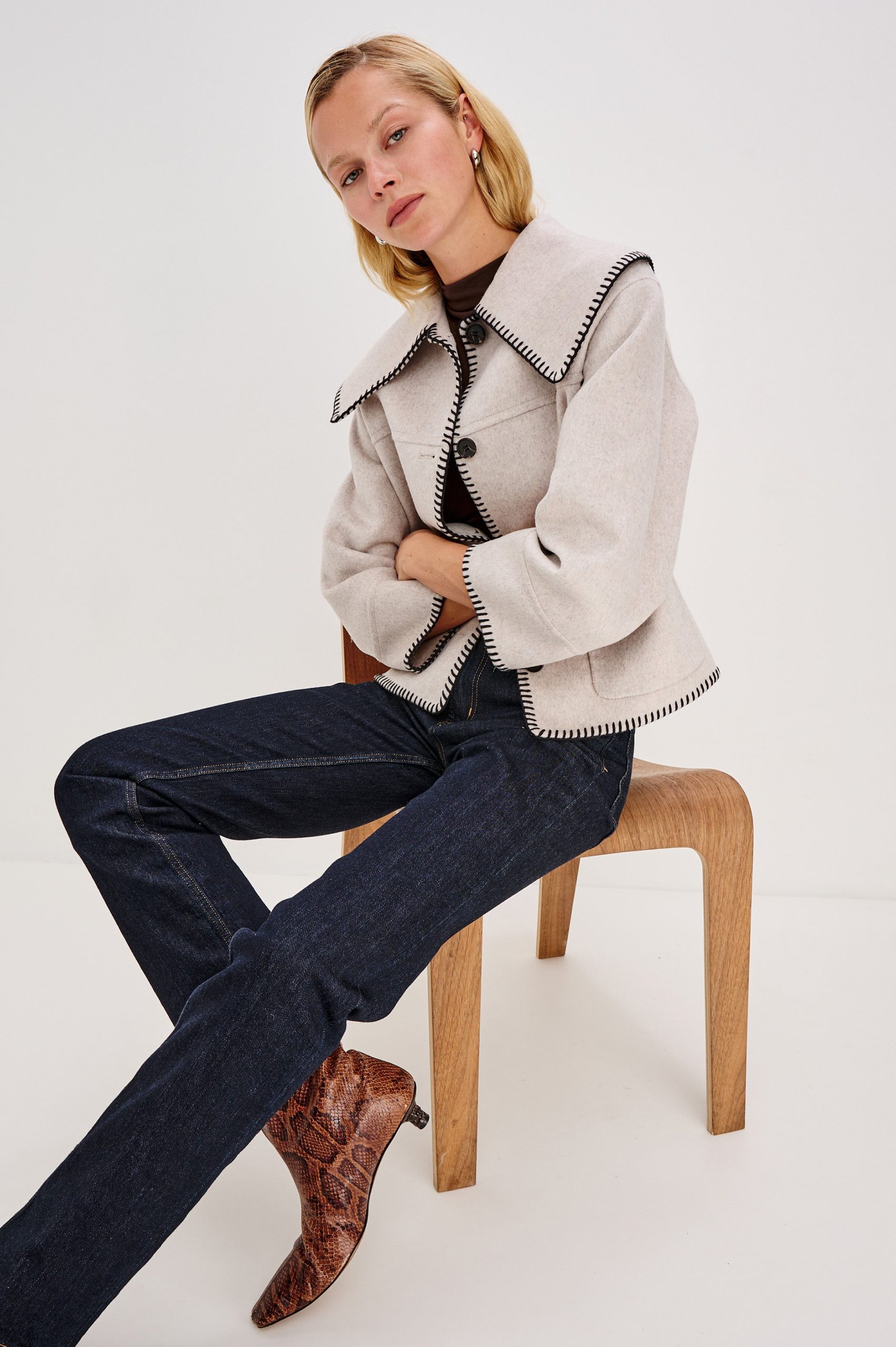 PATTY JACKET - OATMEAL - Image 2