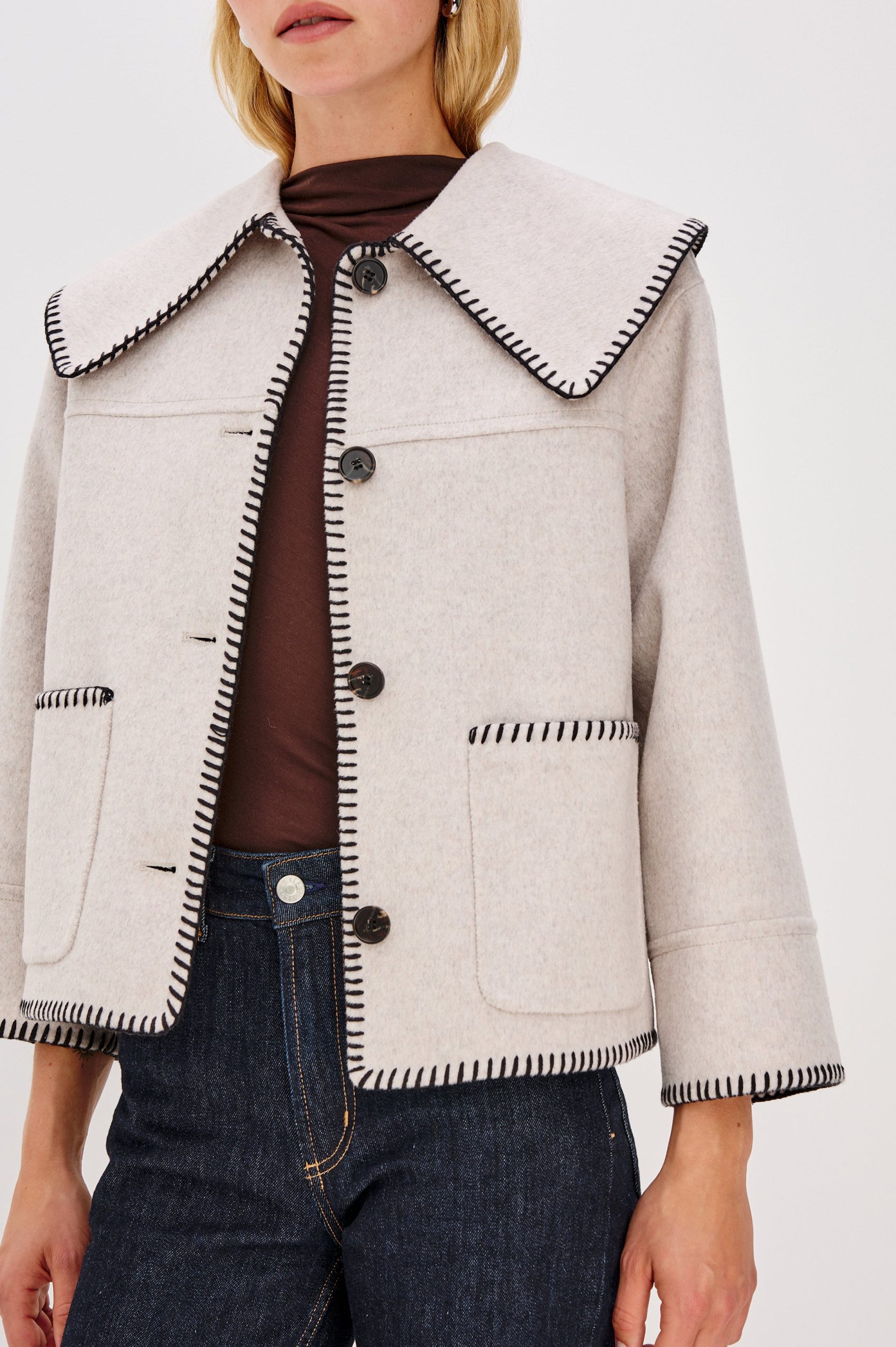 PATTY JACKET - OATMEAL - Image 3