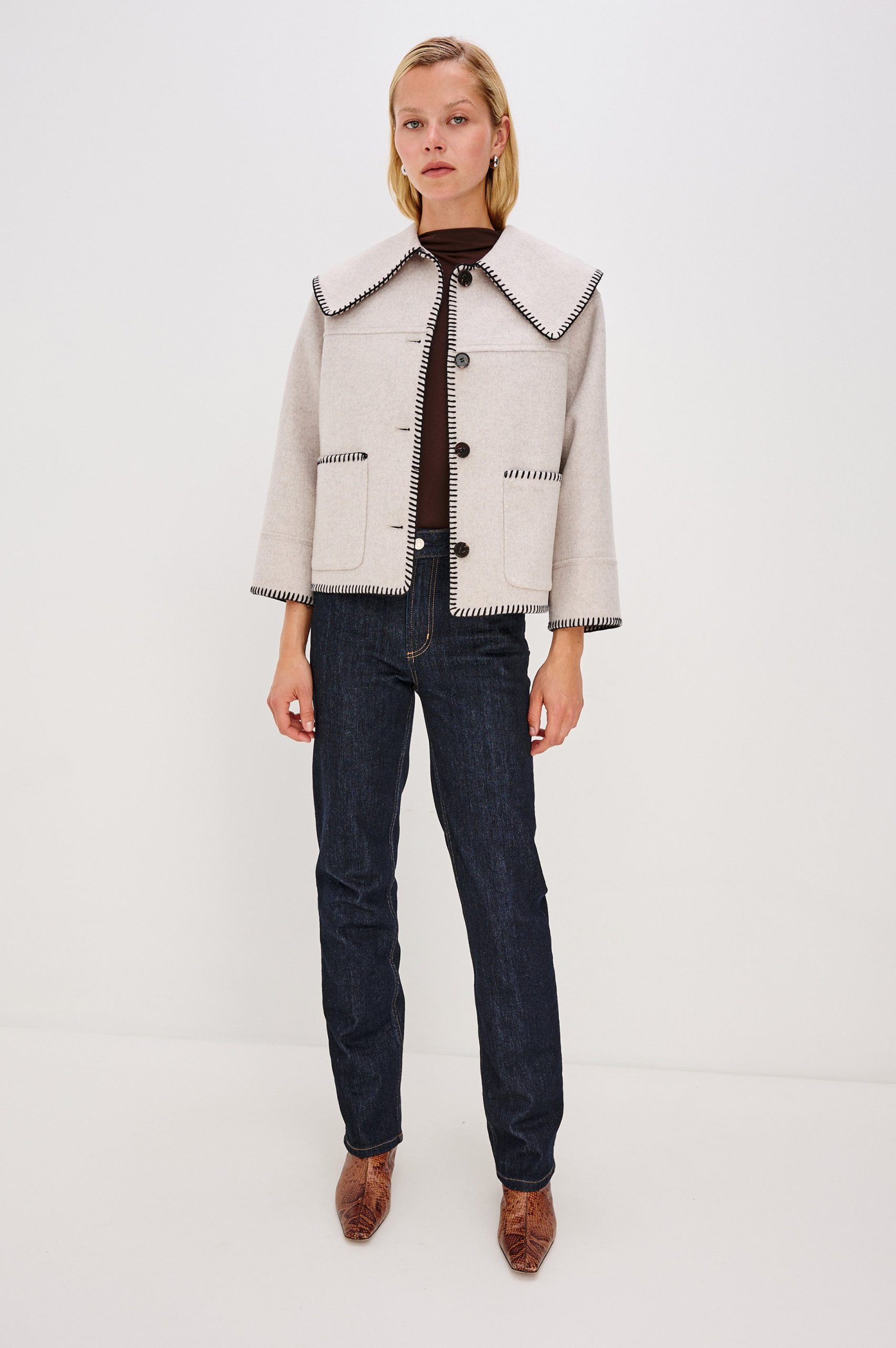 PATTY JACKET - OATMEAL - Image 4