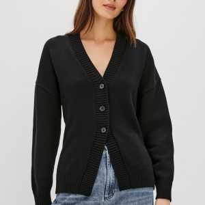 PHILIPPA CARDIGAN - BLACK