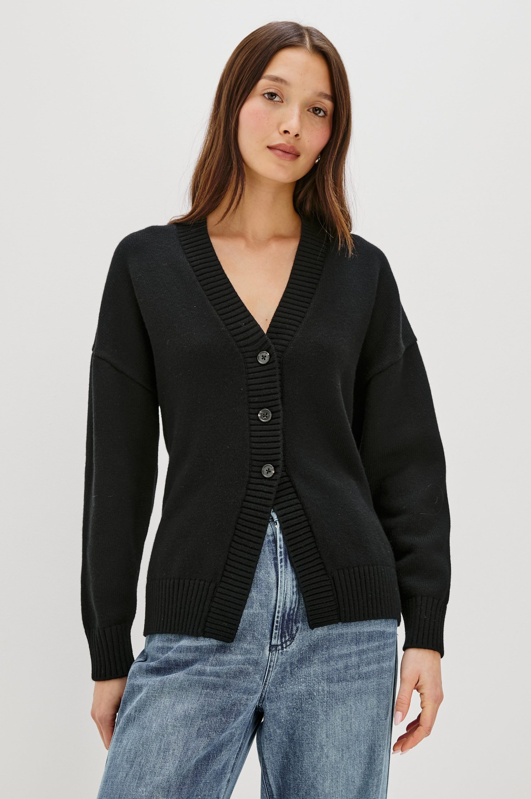 PHILIPPA CARDIGAN - BLACK