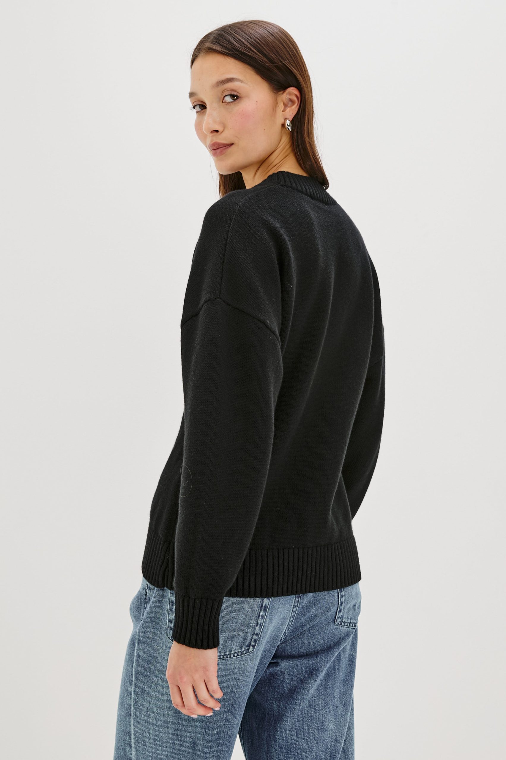 PHILIPPA CARDIGAN - BLACK - Image 4