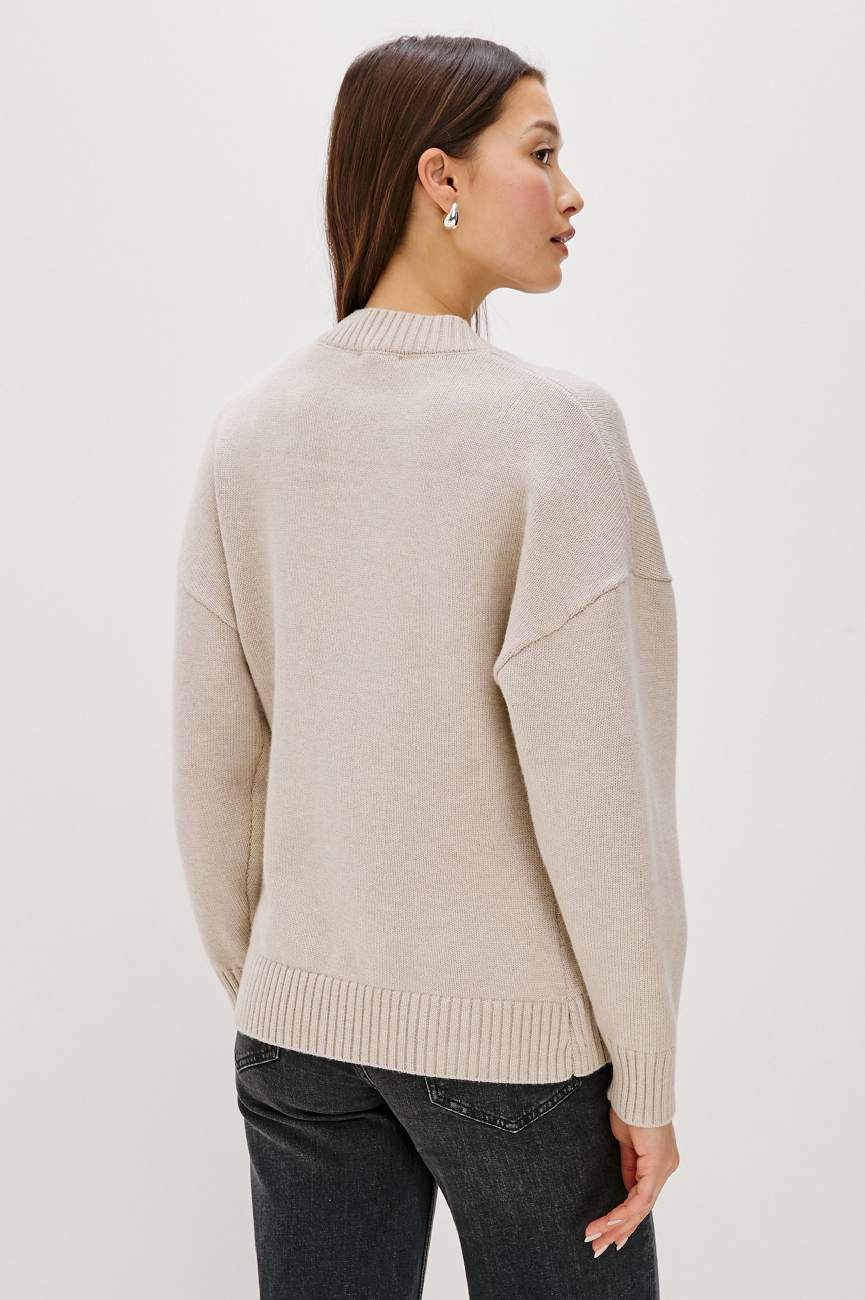 PHILIPPA CARDIGAN - TAUPE - Image 4