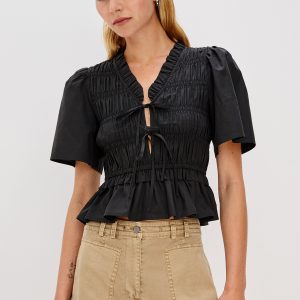 PORTIA TOP - BLACK