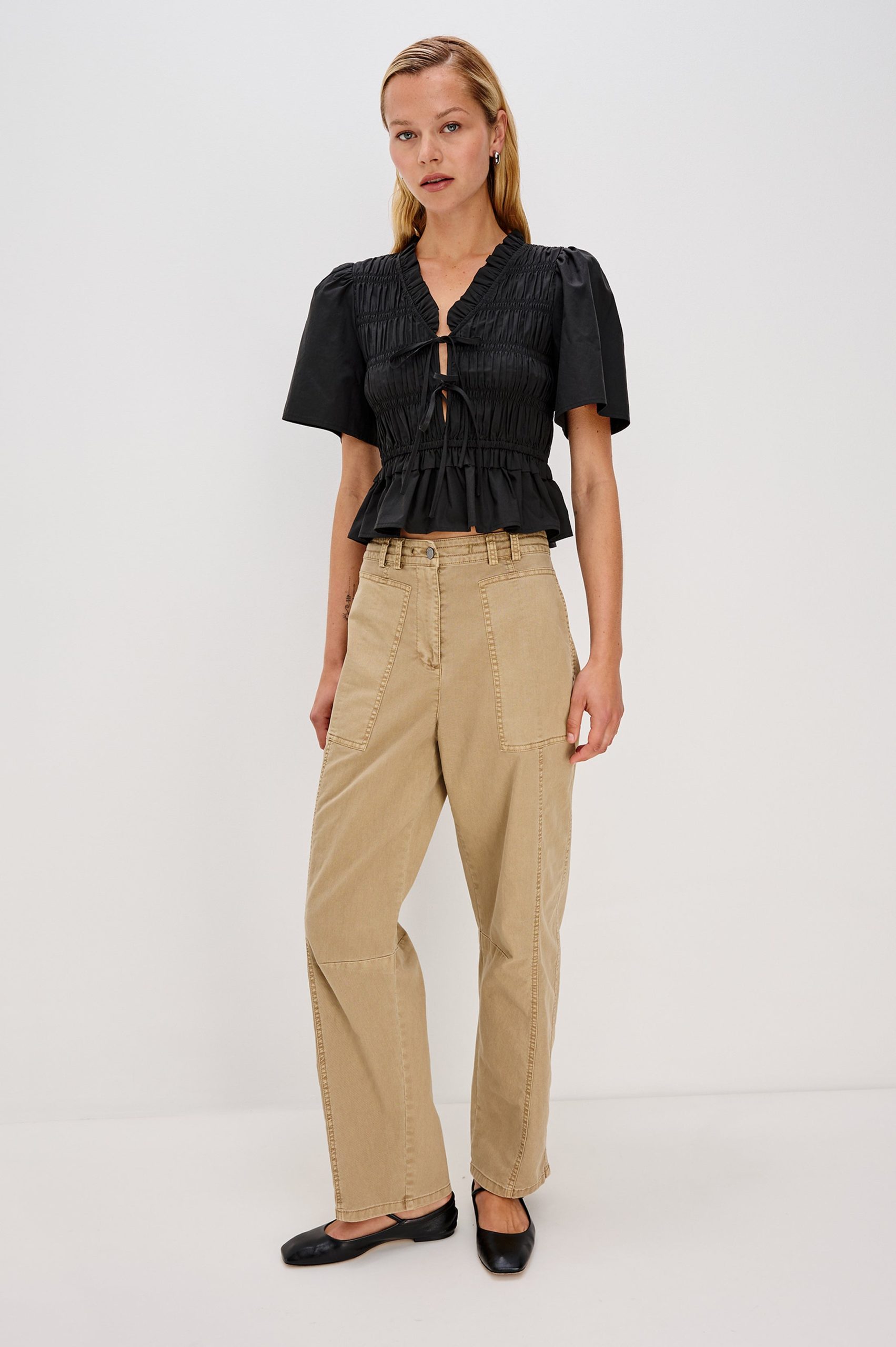 PORTIA TOP - BLACK - Image 3