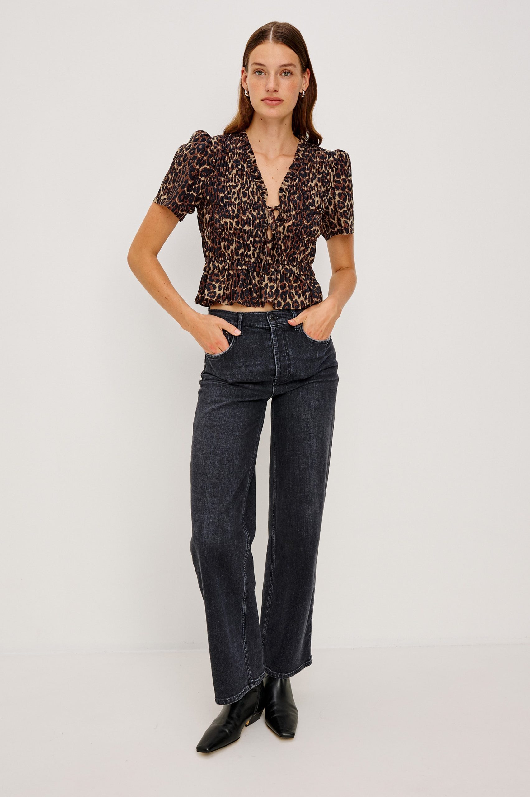 PORTIA TOP - BROWN NALA - Image 4