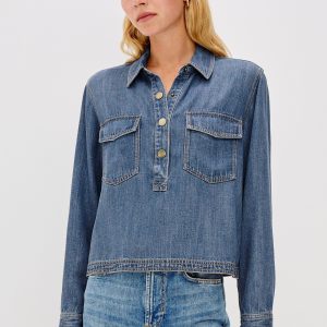 PORTS SHIRT - ANTIQUE BLUE