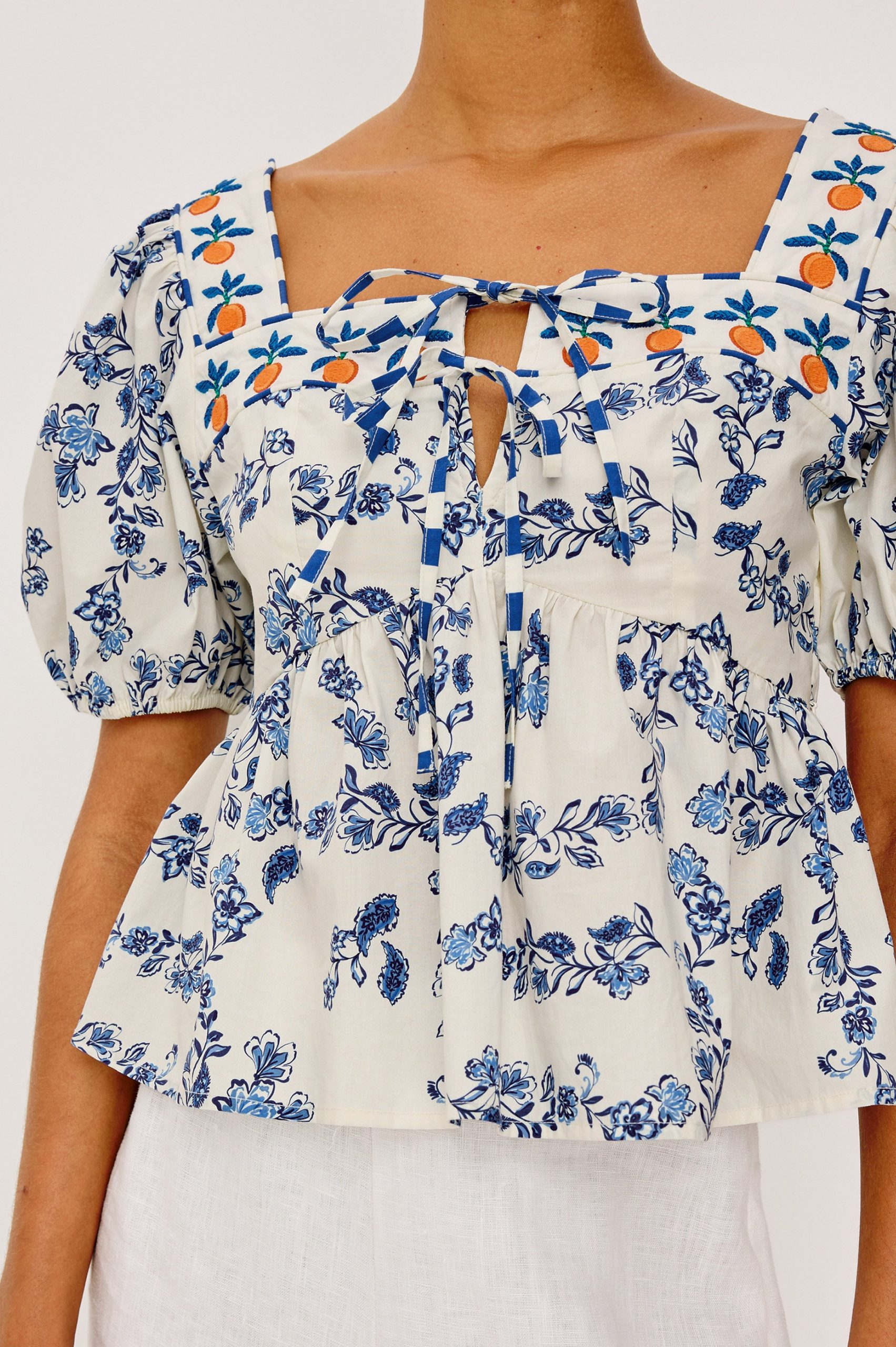 PRESLEY TOP - CERAMIC FLORAL - Image 2