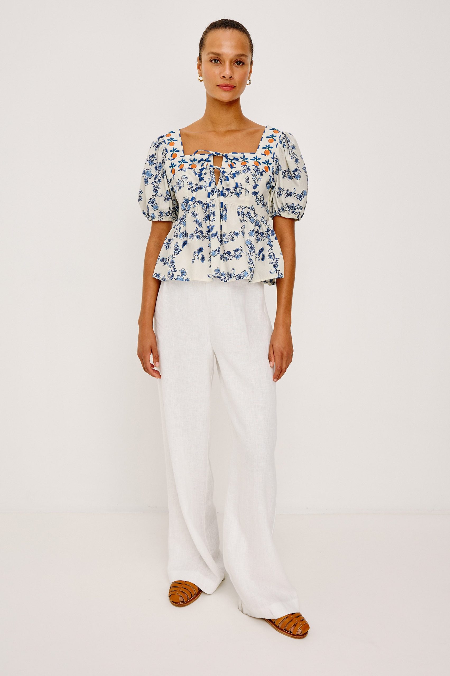 PRESLEY TOP - CERAMIC FLORAL - Image 3