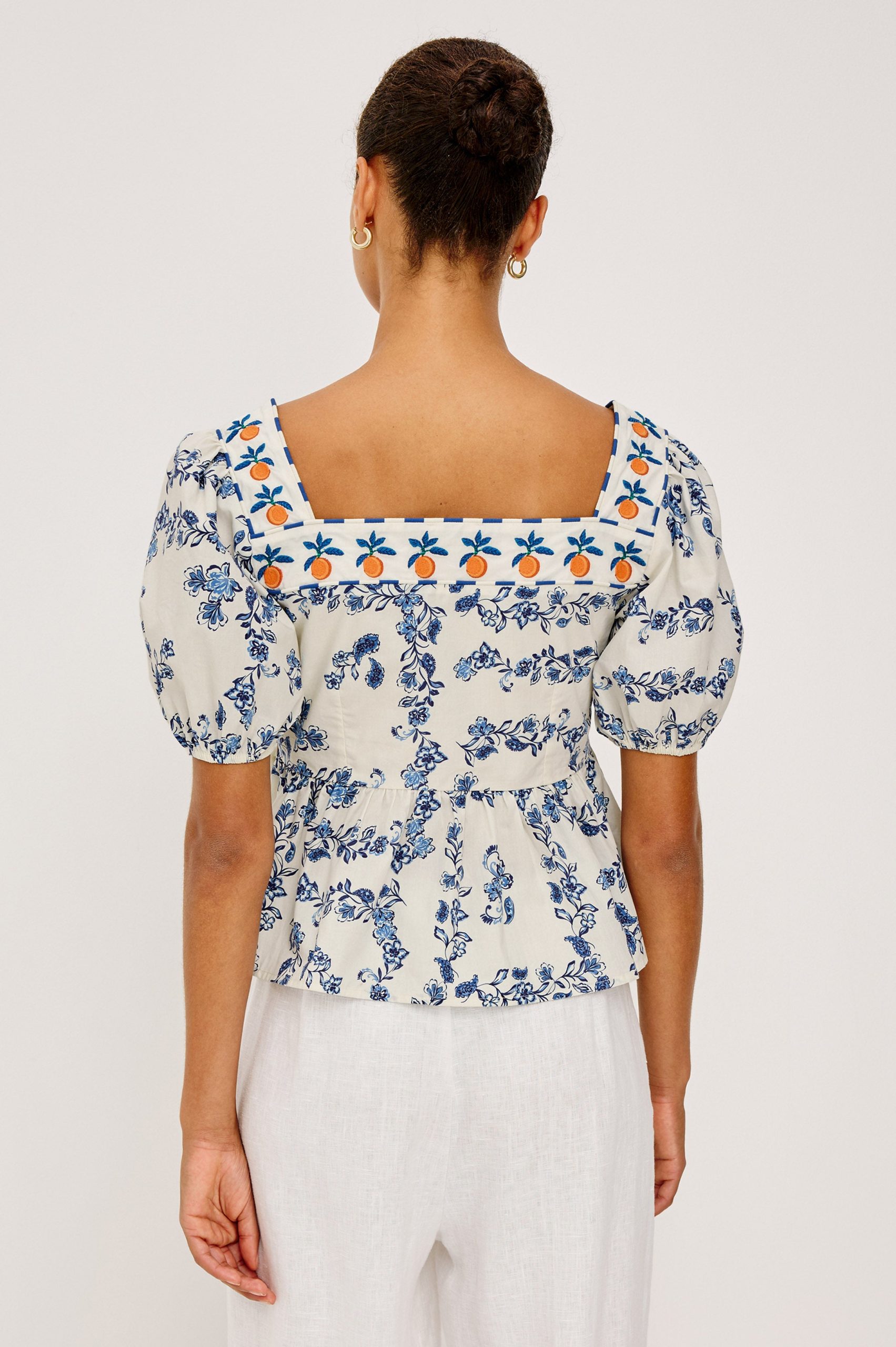 PRESLEY TOP - CERAMIC FLORAL - Image 4