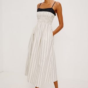 PRIMROSE DRESS - PALMA STRIPE