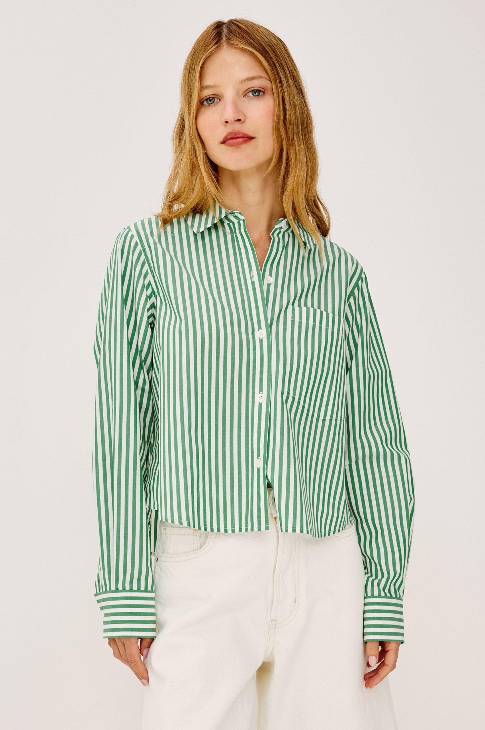 RAMY SHIRT - EMERALD STRIPE - Image 4