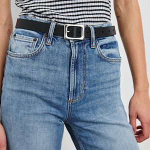 REMI BELT - BLACK SILVER