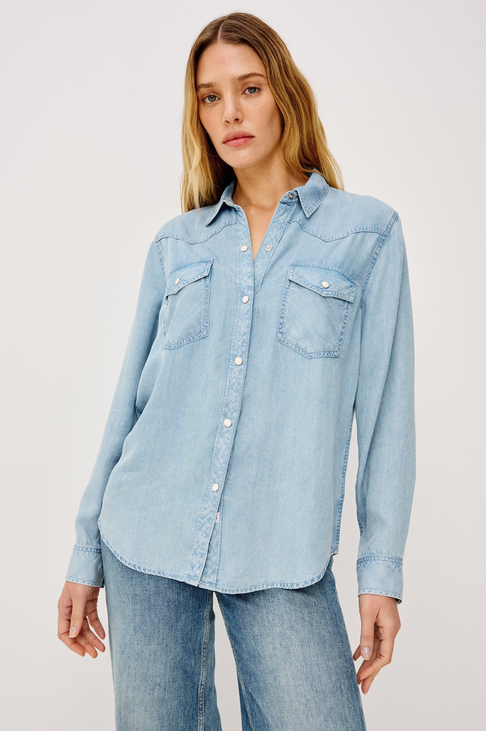 REMI SHIRT - MEDIUM INDIGO
