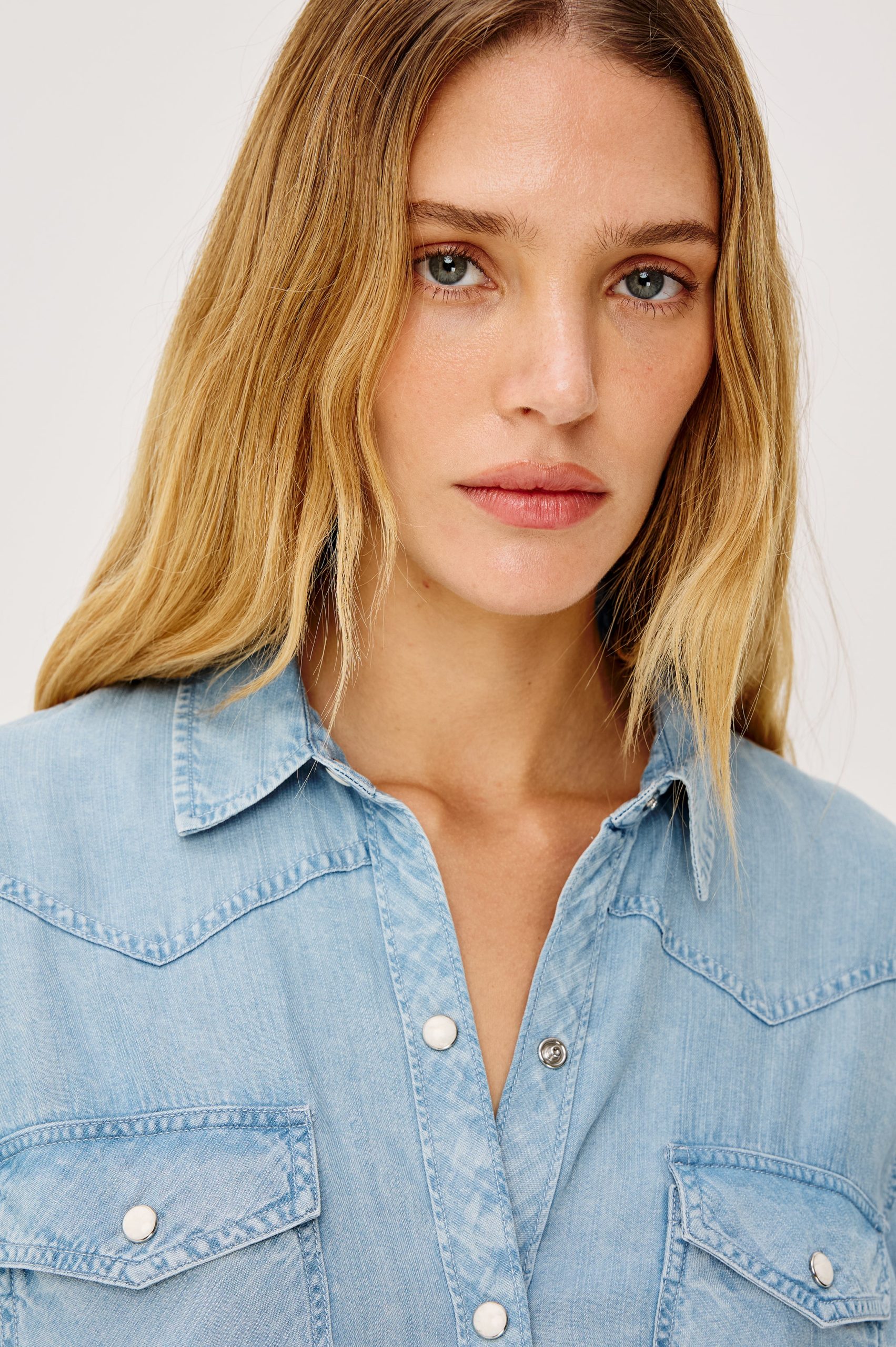 REMI SHIRT - MEDIUM INDIGO - Image 2