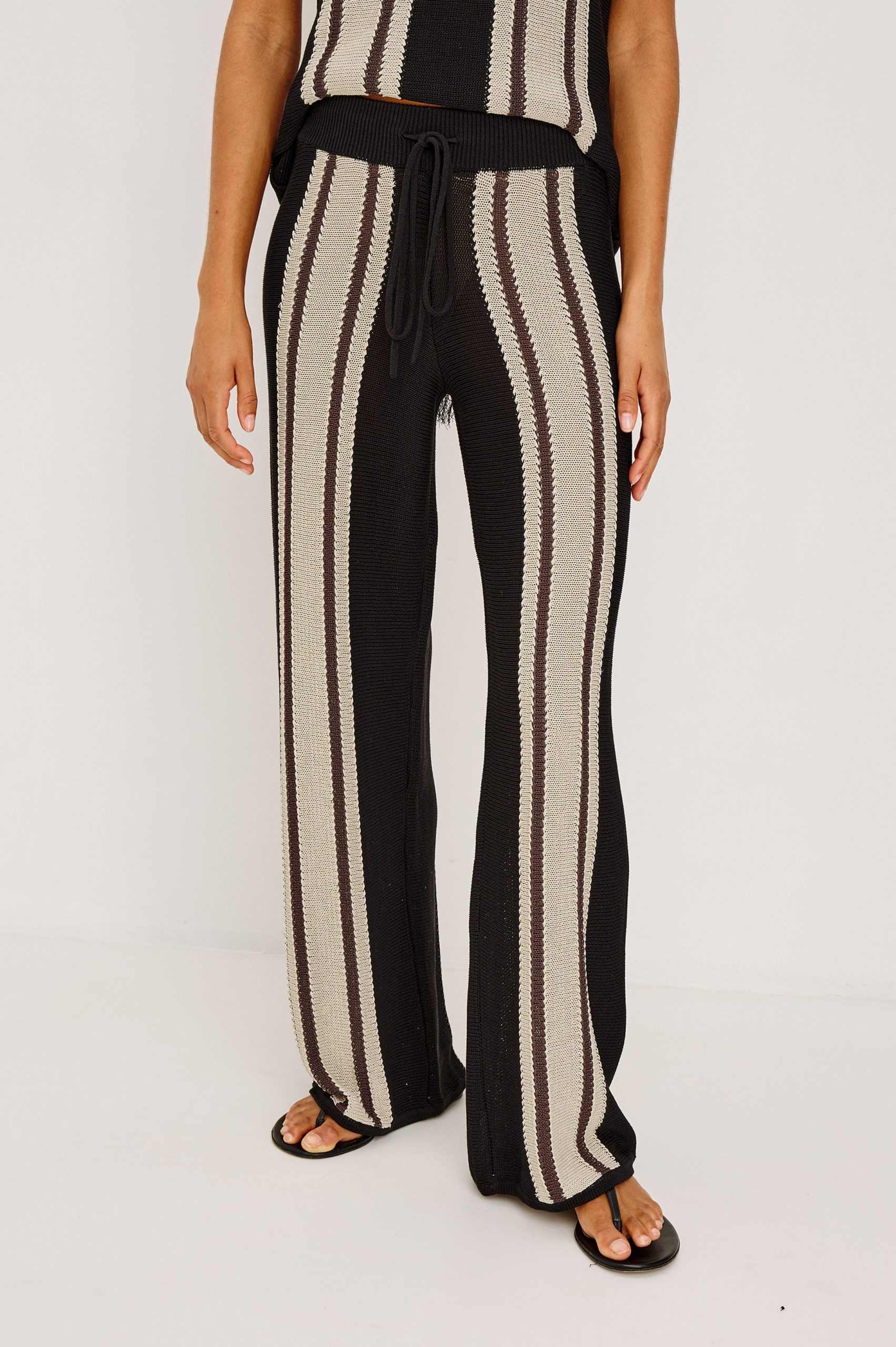 RENEE PANT - ESPRESSO STRIPE