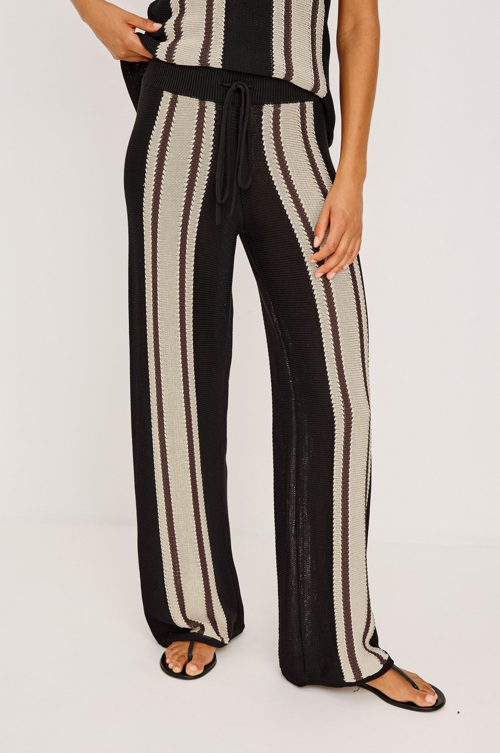 RENEE PANT - ESPRESSO STRIPE - Image 4