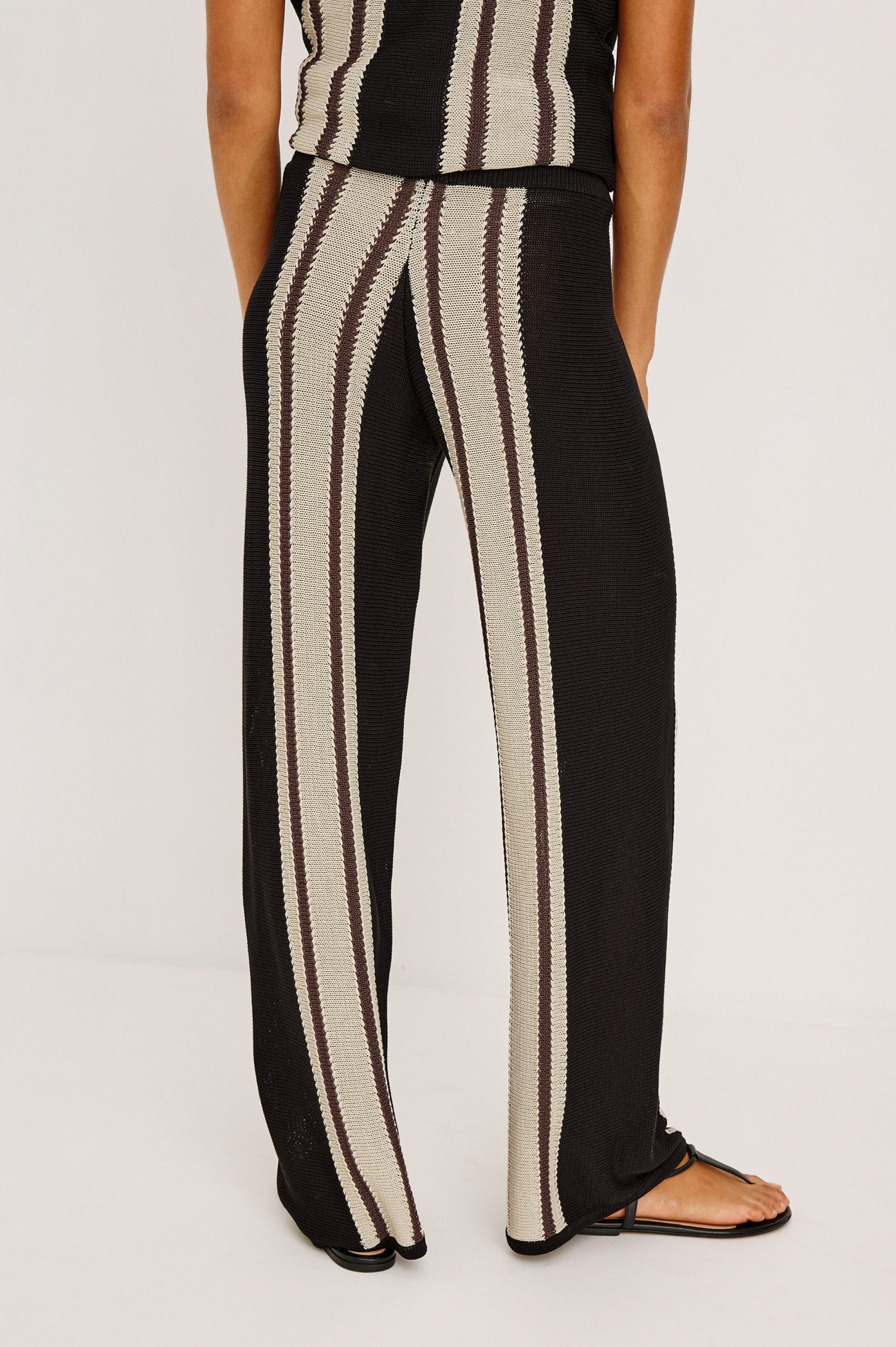 RENEE PANT - ESPRESSO STRIPE - Image 5