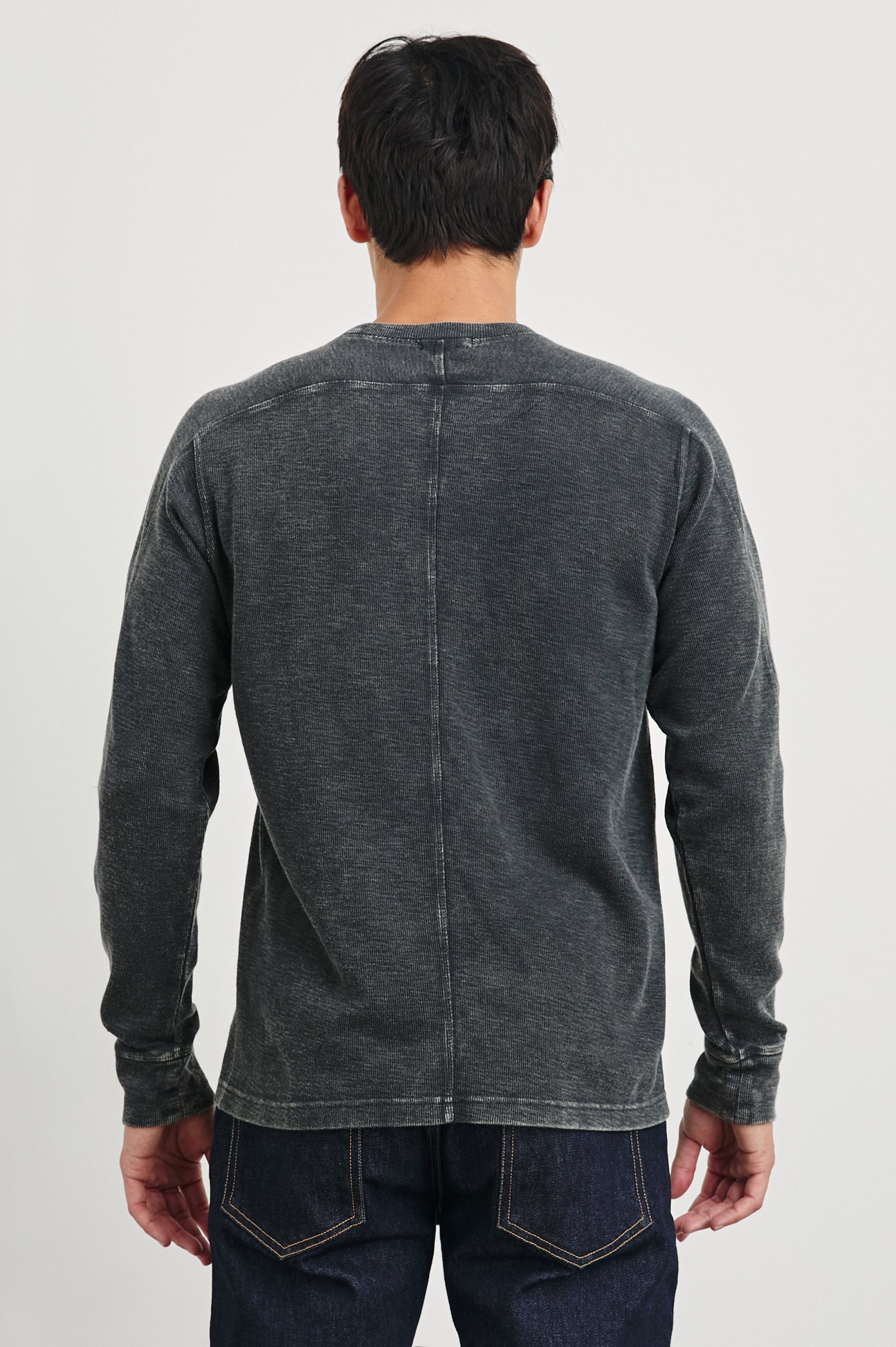 RHEESE LONG SLEEVE TEE - WASHED BLACK - Image 5