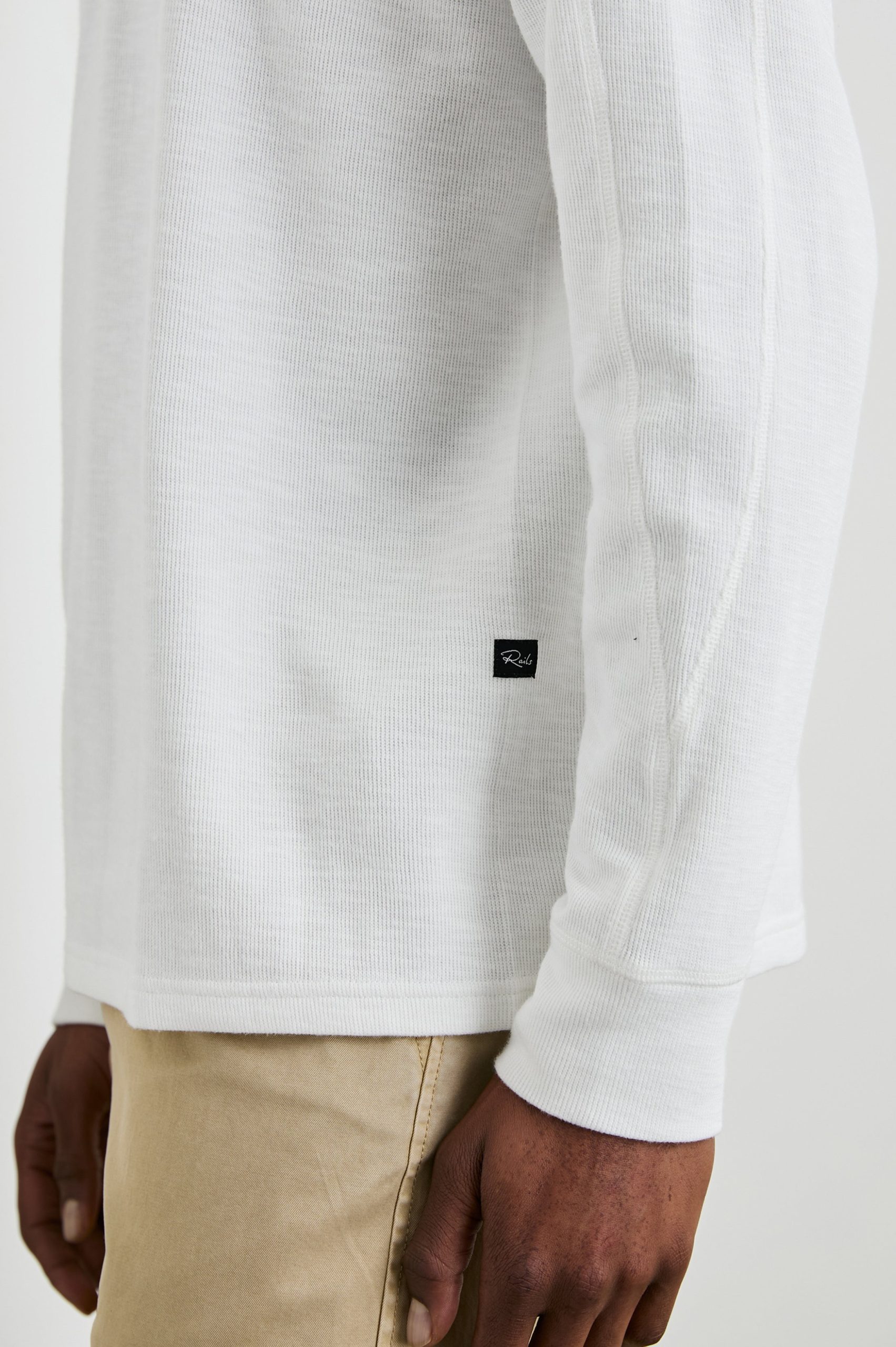 RHEESE LONG SLEEVE TEE - WHITECAP - Image 6