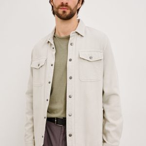 RHETT SHIRT JACKET - STONE